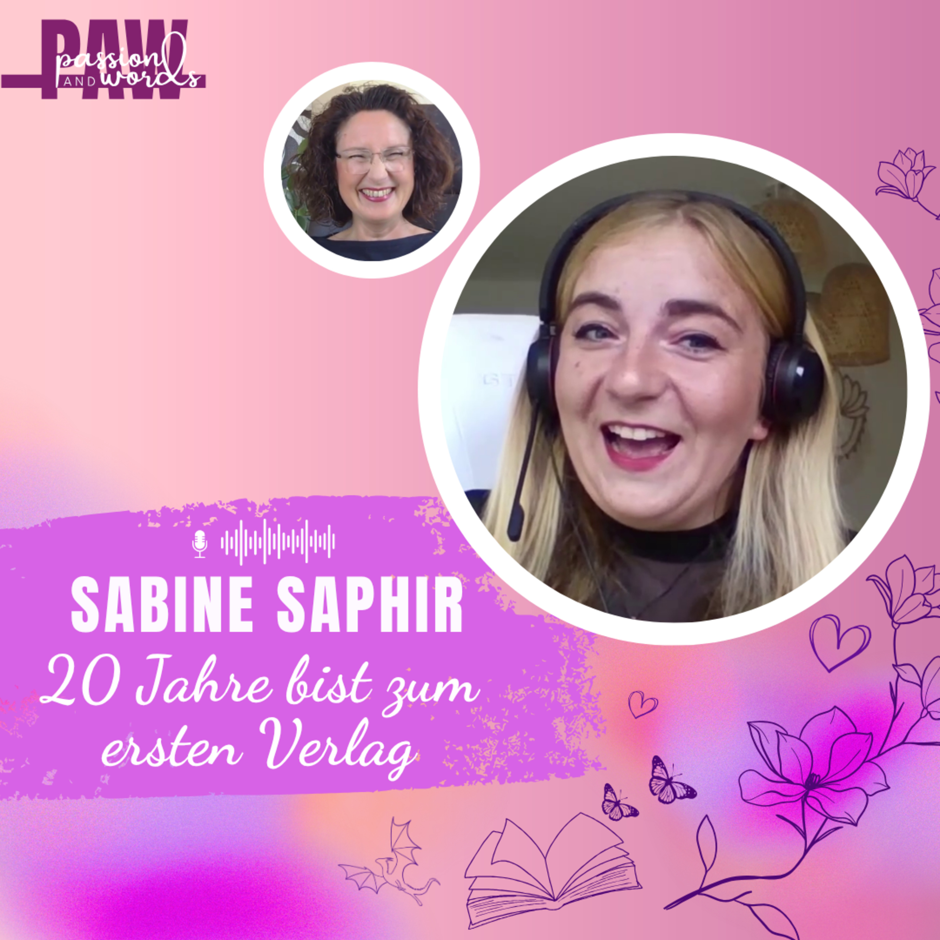 30: Sabine Saphir zu "Tricked - Ein Reich muss fallen" - Young Adult Romantasy, Debüt, Selfpublishing episode artwork
