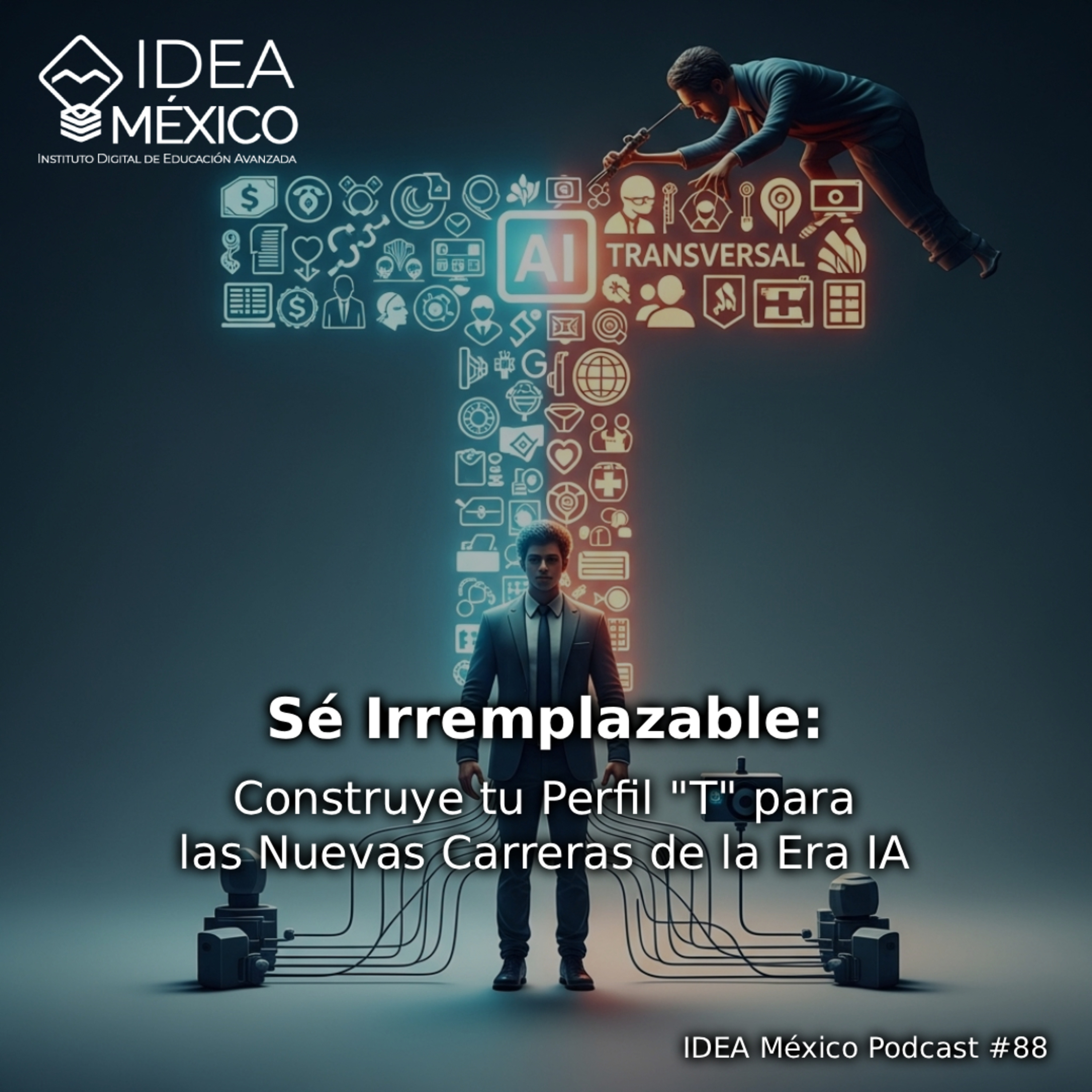 Sé Irremplazable: Construye tu Perfil "T" para las Nuevas Carreras de la Era IA episode artwork