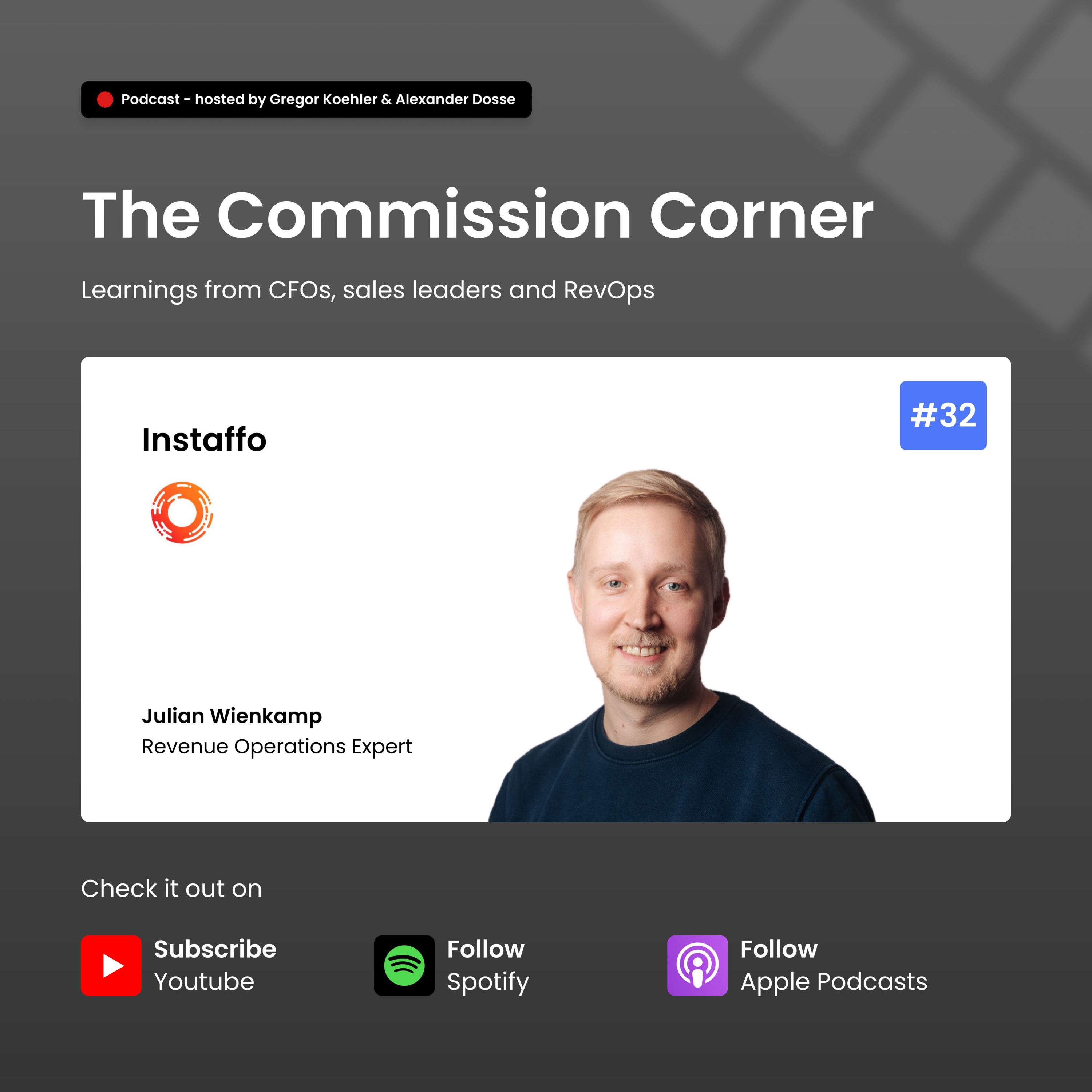 🇩🇪 #32 - CRM Migration, Pricing Wandel und warum Provision nicht gedeckelt sein darf, mit Julian episode artwork