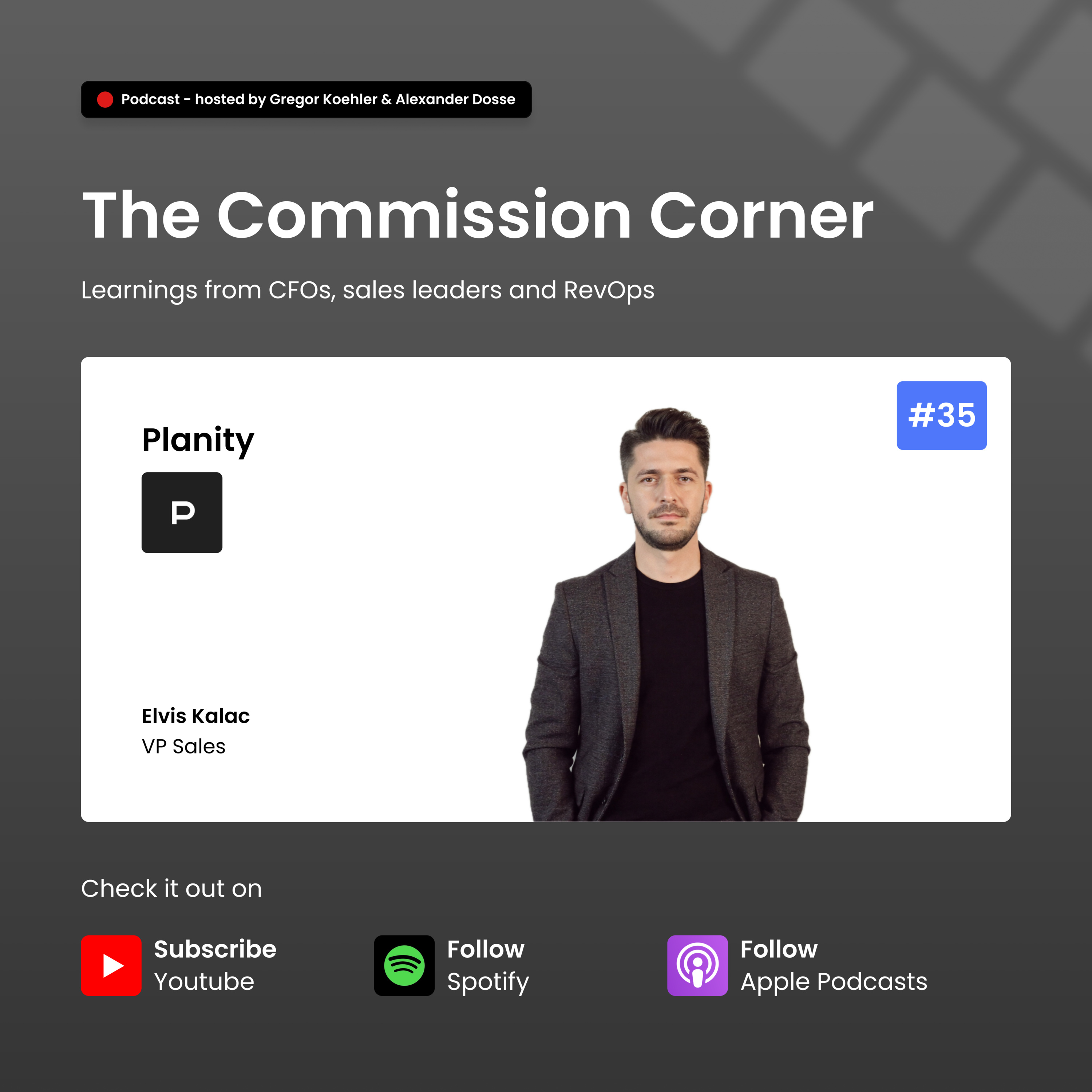 🇩🇪 #35 - Elvis Kalac über Provision, KI und den Aufbau von 100+ Sales-Leuten bei Planity episode artwork