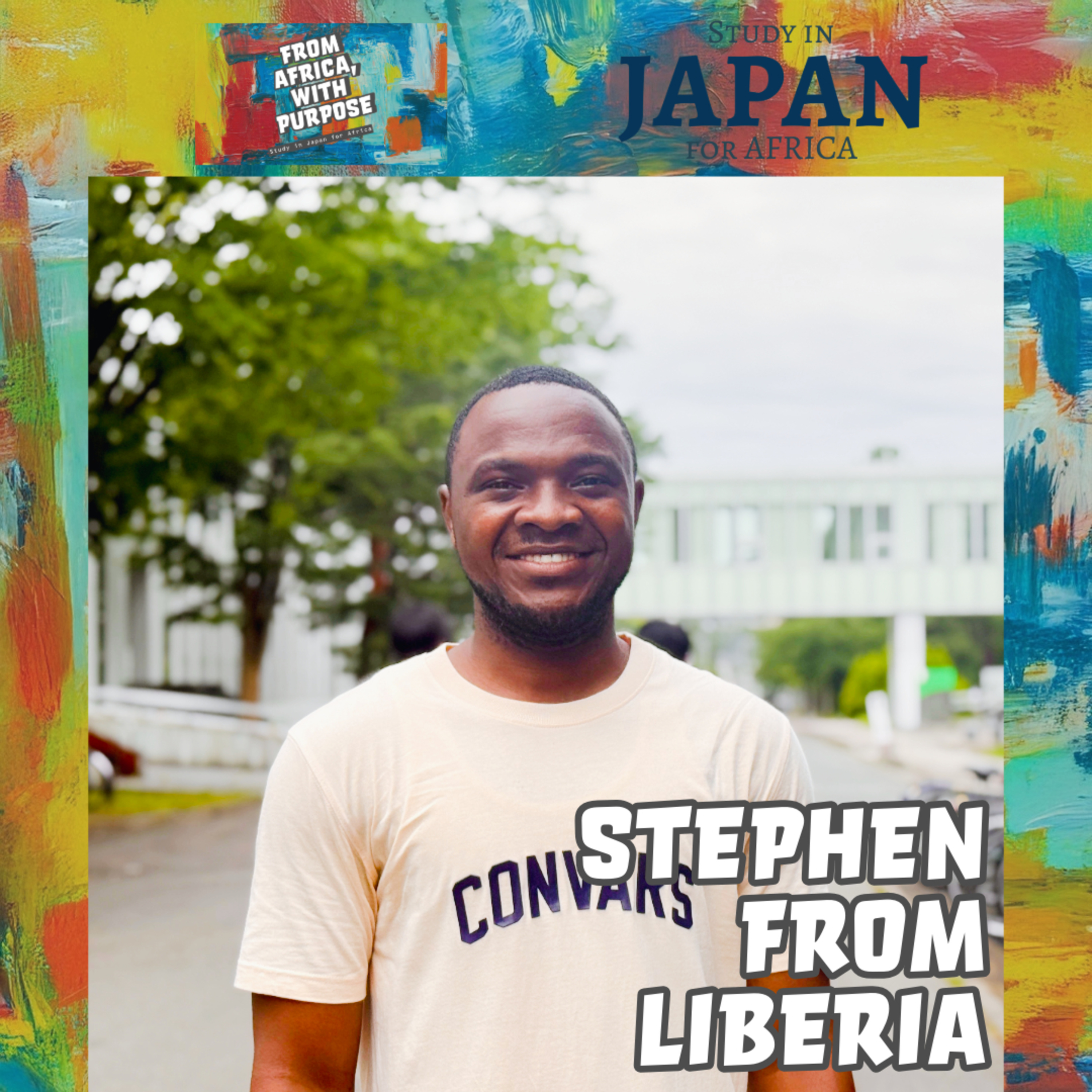 From Liberia to Japan: Stephen’s Story of Mindset, Science & Purpose | Study in Japan Podcast Ep.3 episode artwork