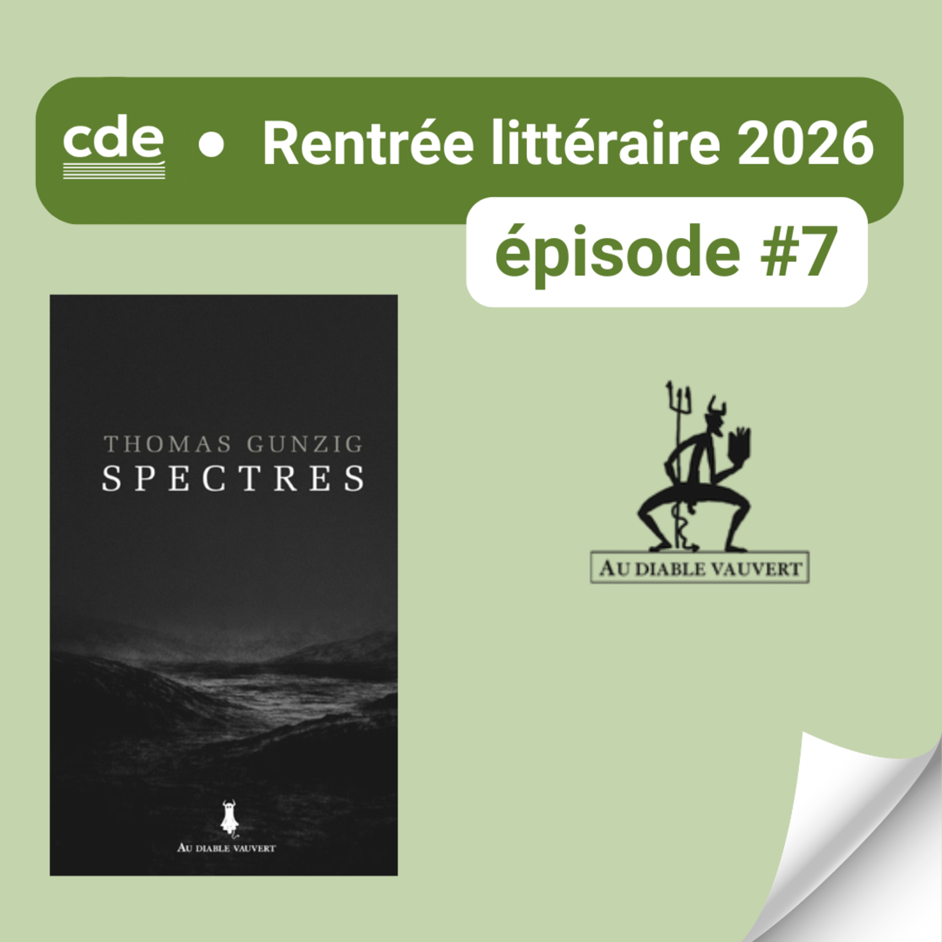 E7 - "Spectres" de Thomas Gunzig - AU DIABLE VAUVERT