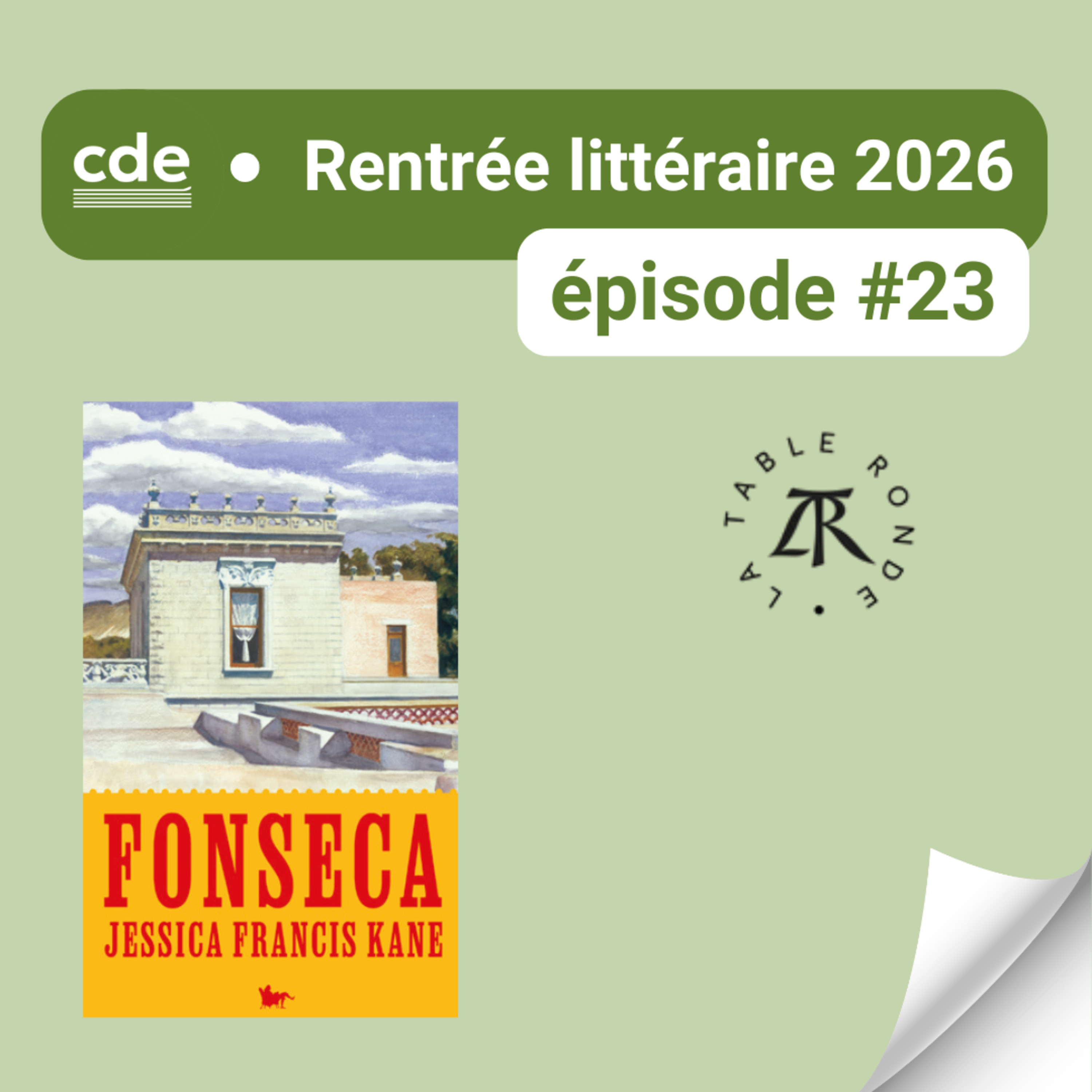 E23 - "Fonseca", de Jessica Francis Kane - LA TABLE RONDE