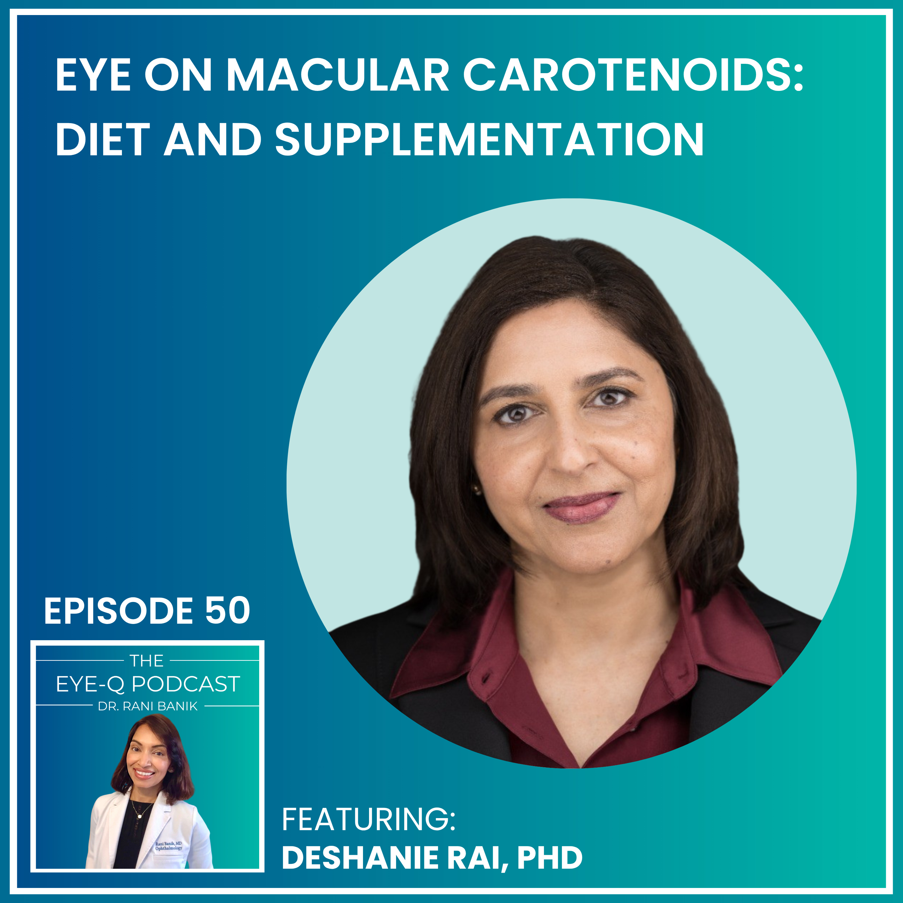 Episode 050: Eye on Macular Carotenoids: Diet and Supplementation