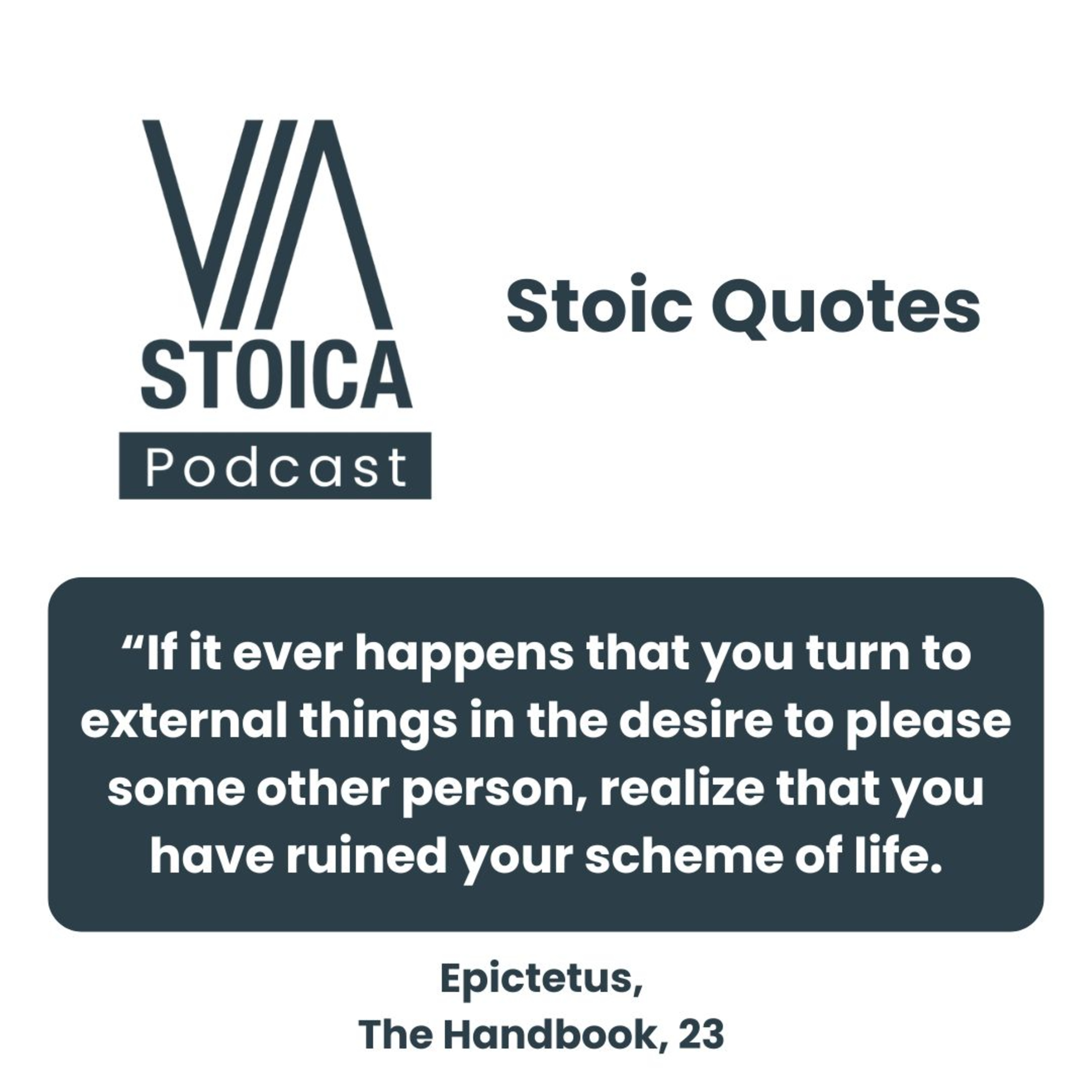 Stoic Quote: Epictetus on Approval: Why Seeking Praise Ruins Your Integrity