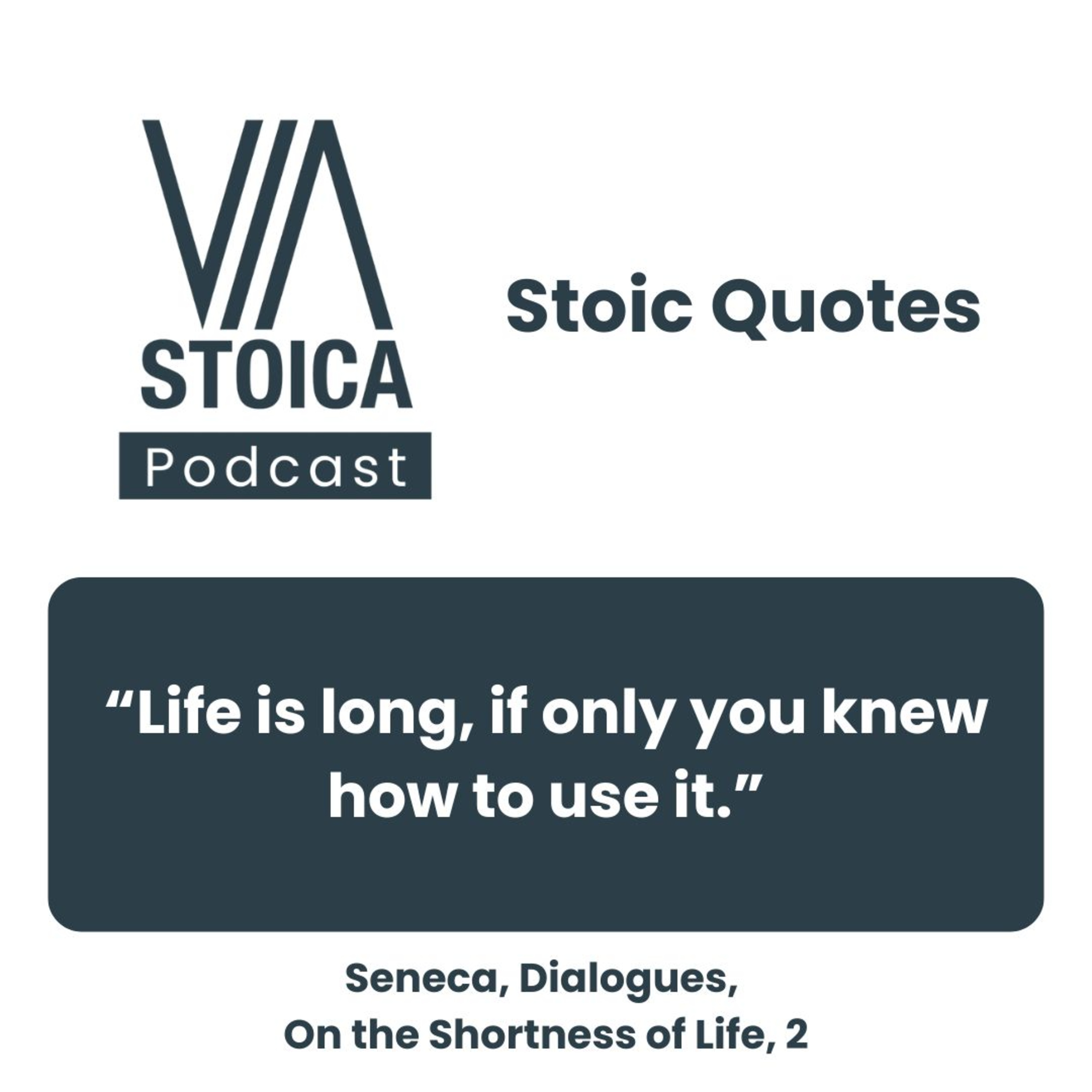 Stoic Quote: Life Is Long, If You Know How to Use It – Seneca’s Stoic Reminder