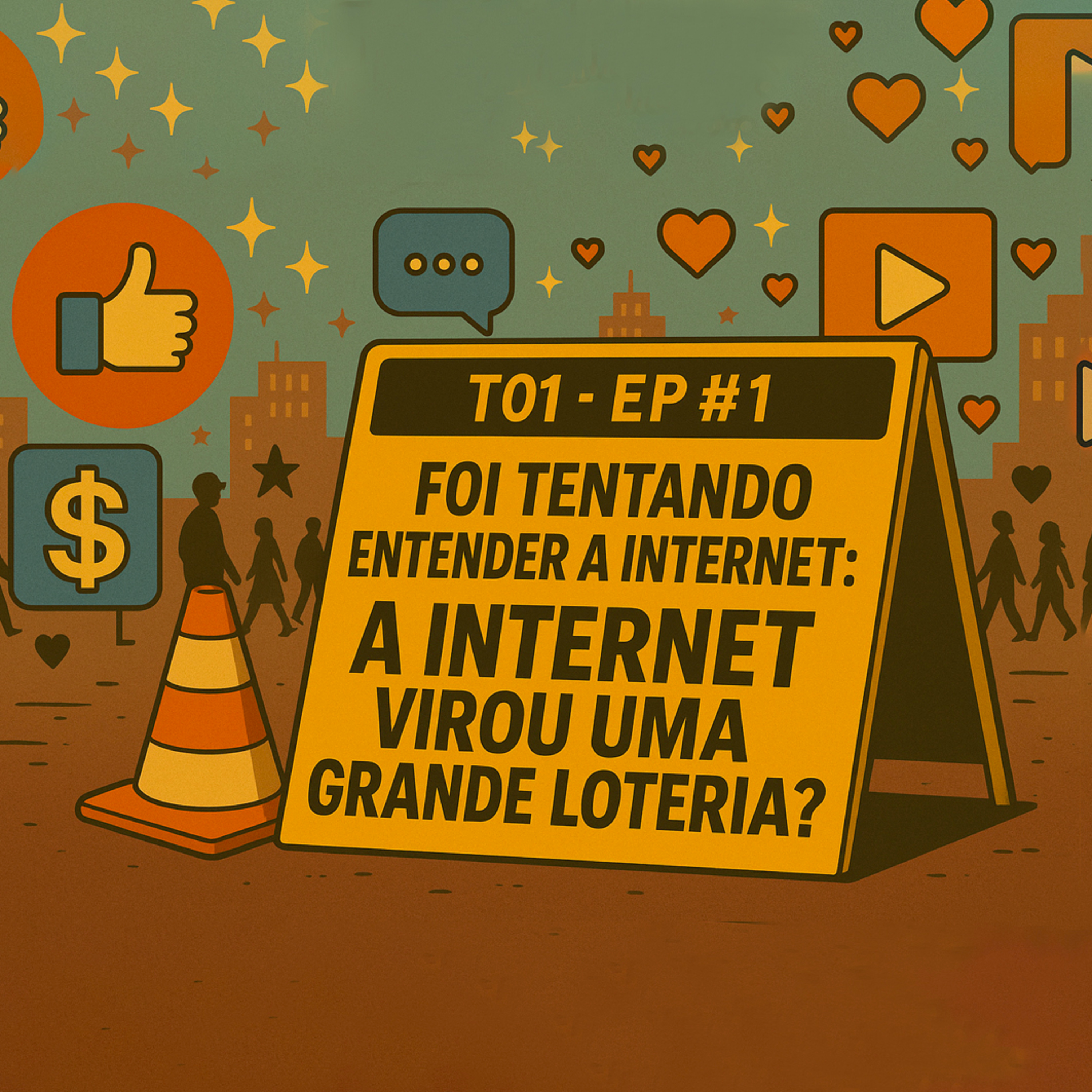 Foi tentando ser feliz (desculpe todos os transtornos)