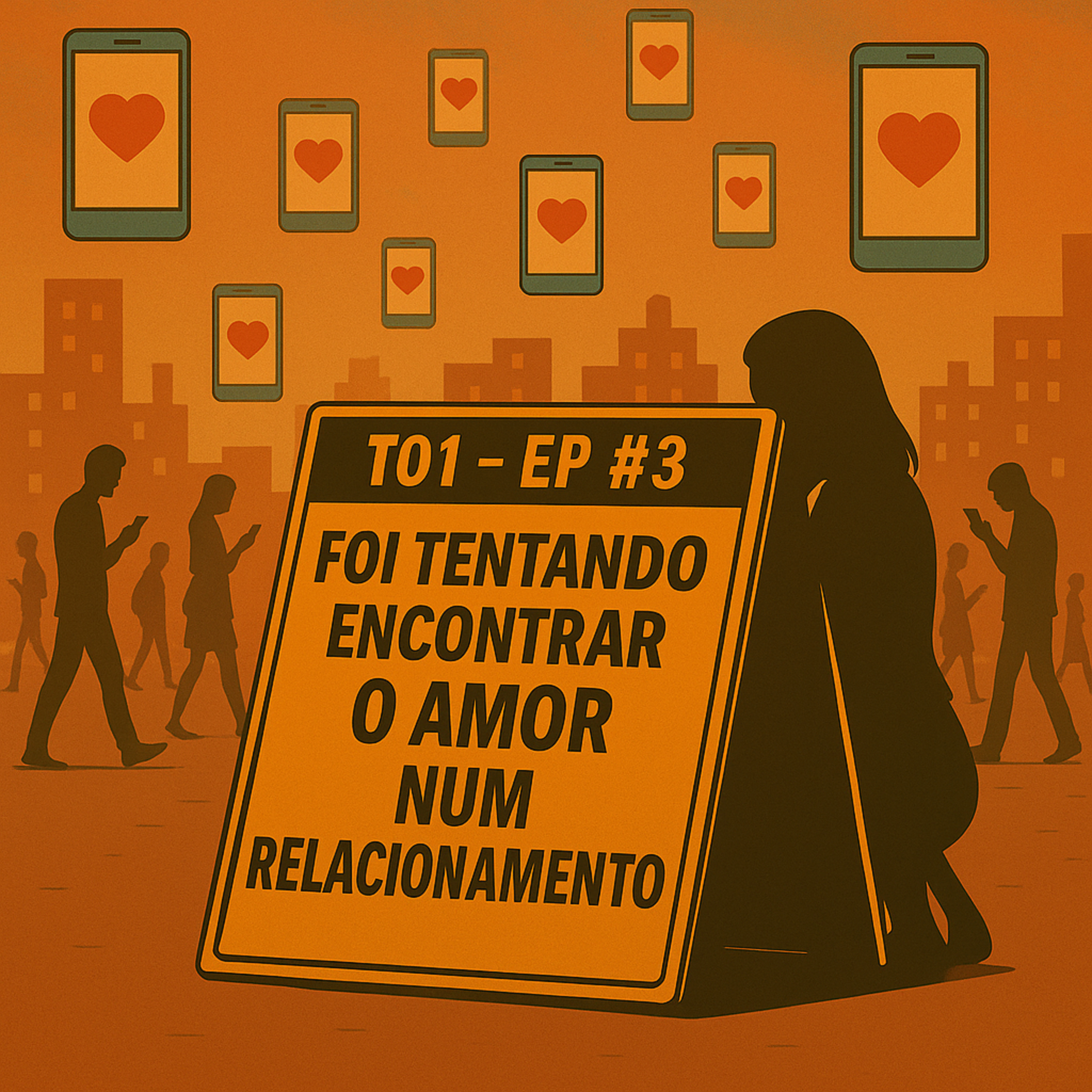 Foi tentando ser feliz (desculpe todos os transtornos)