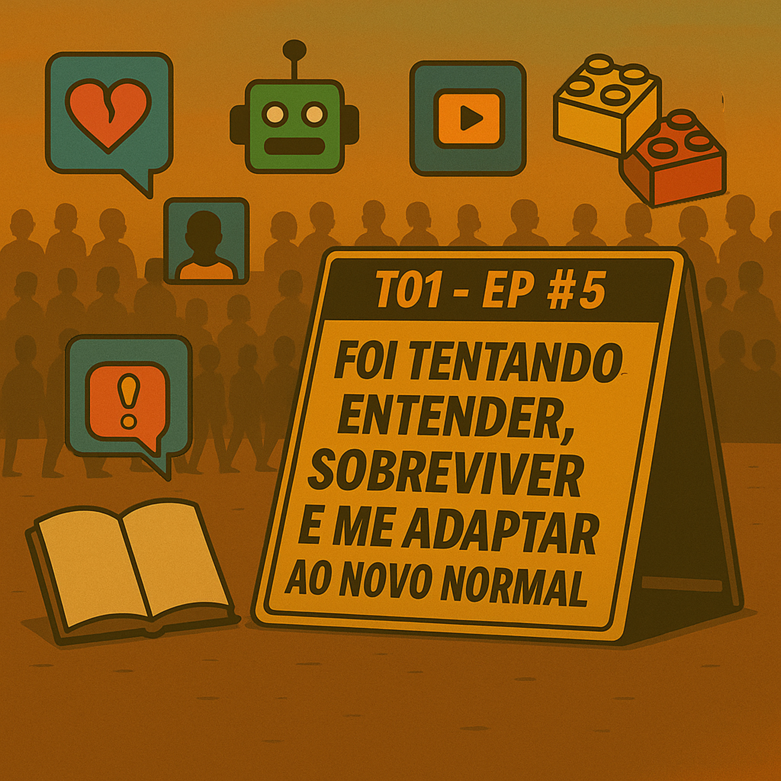 Foi tentando ser feliz (desculpe todos os transtornos)