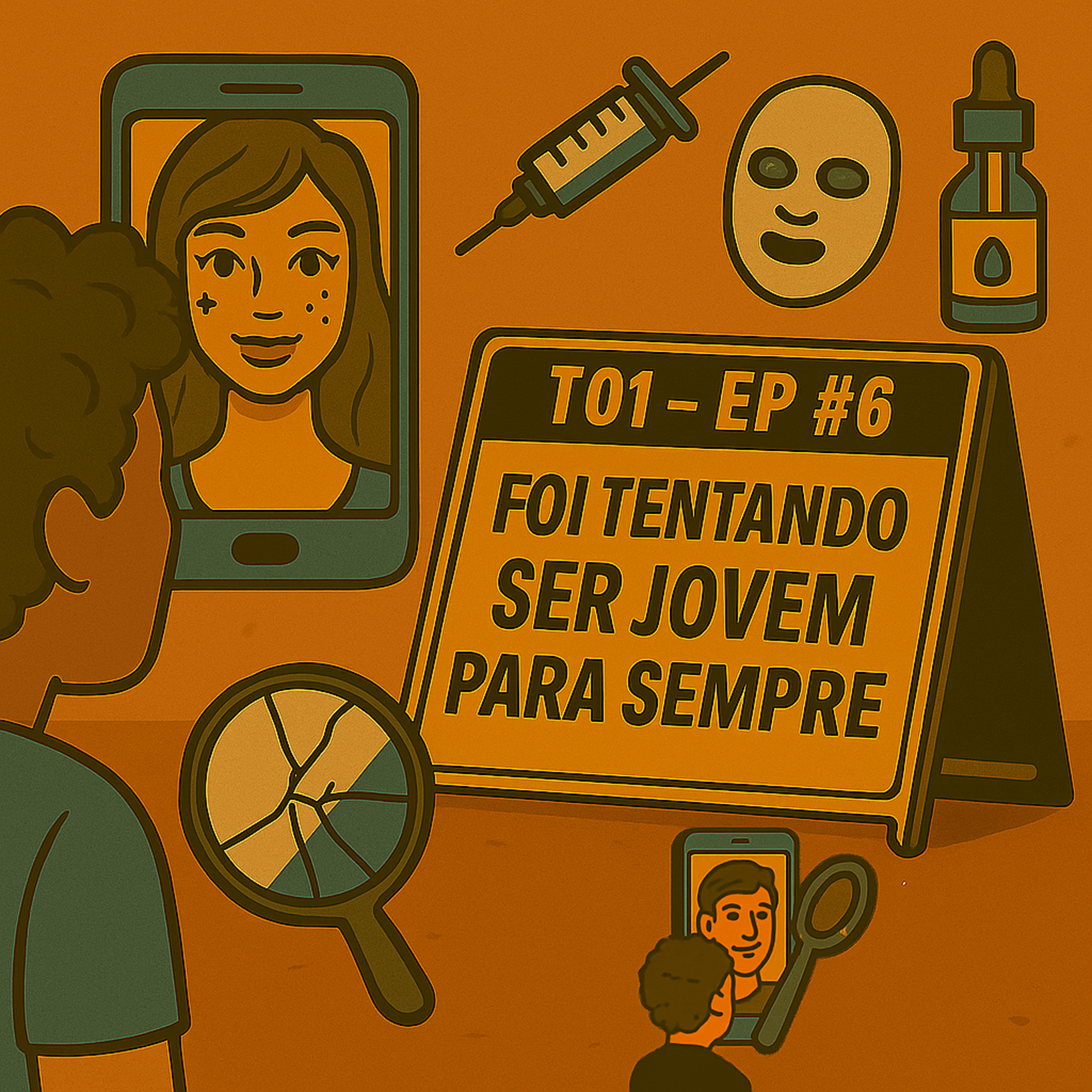 Foi tentando ser feliz (desculpe todos os transtornos)