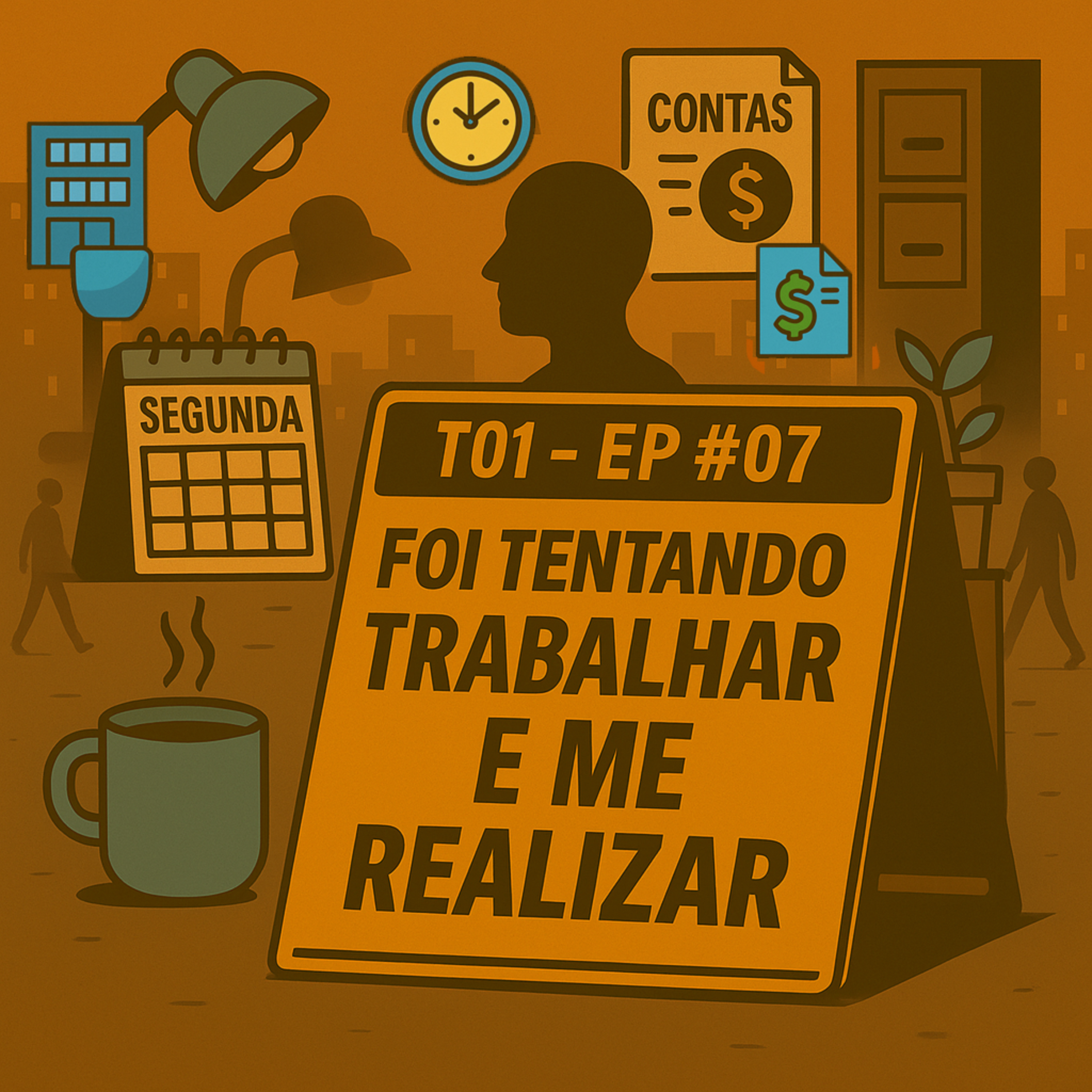 Foi tentando ser feliz (desculpe todos os transtornos)