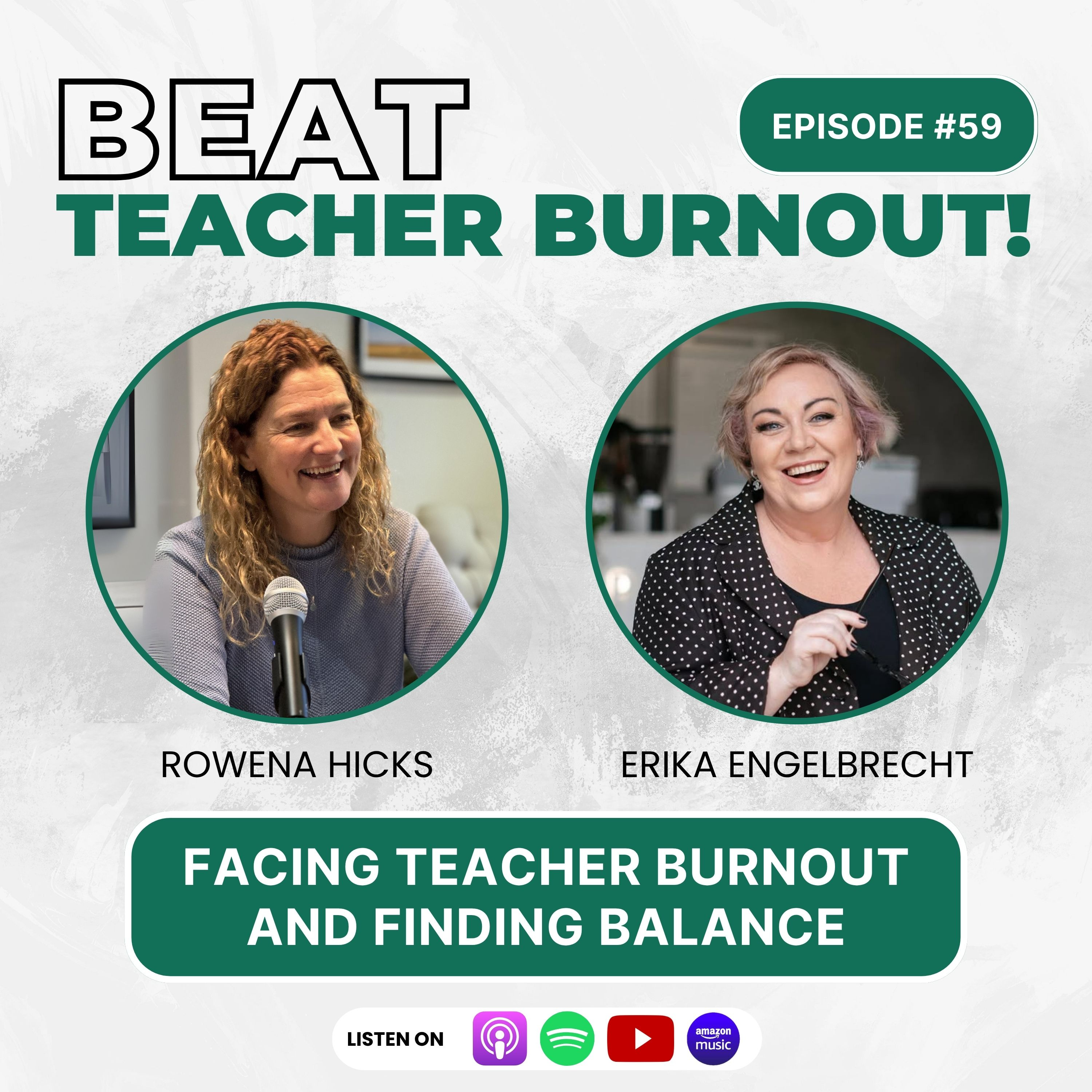 EP : 59 Facing Teacher Burnout and Finding Balance episode artwork