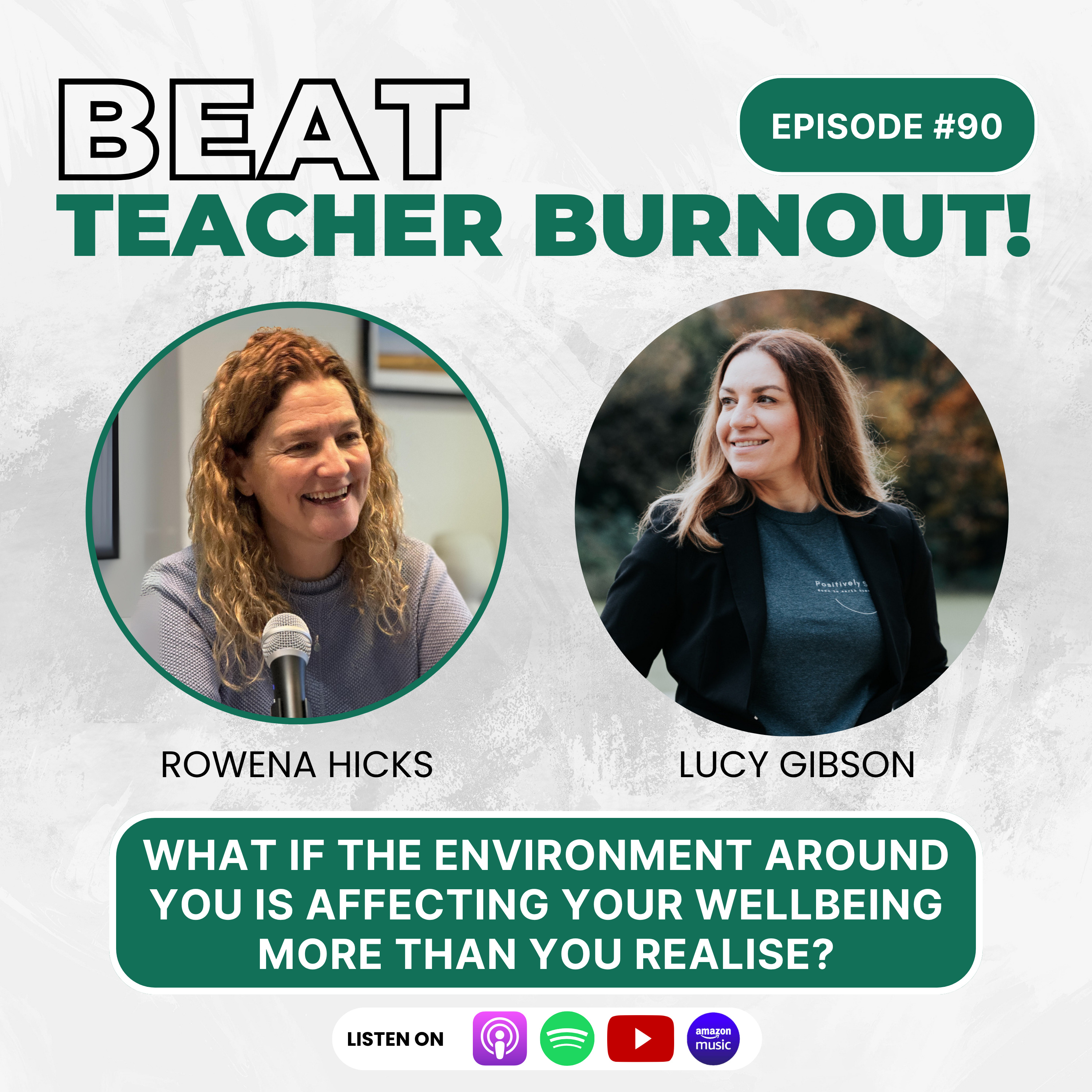 EP : 90 What if the environment around you is affecting your wellbeing more than you realise? episode artwork