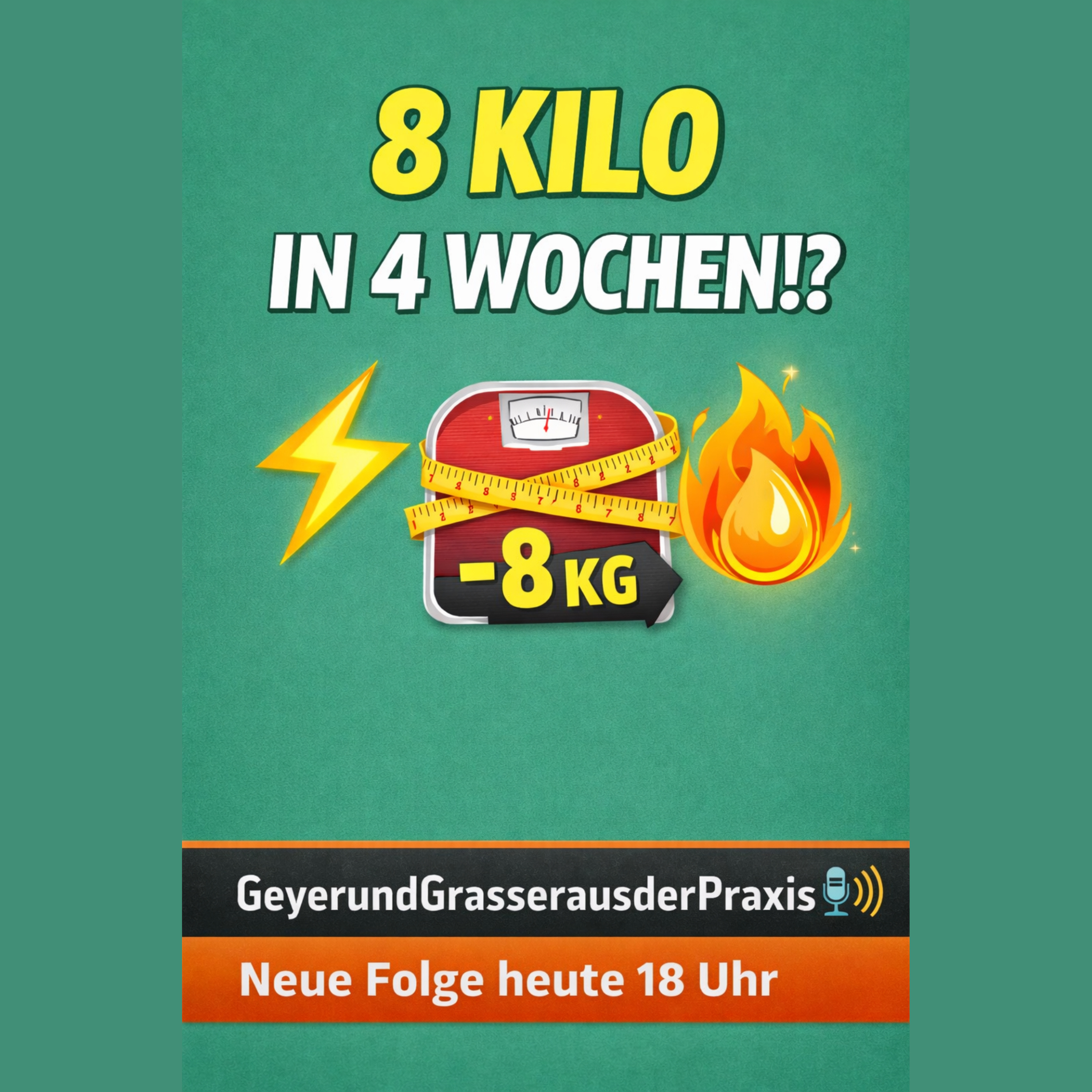 🎙️8 Kilo in 4 Wochen – Warum der Stoffwechsel plötzlich alles verändert episode artwork