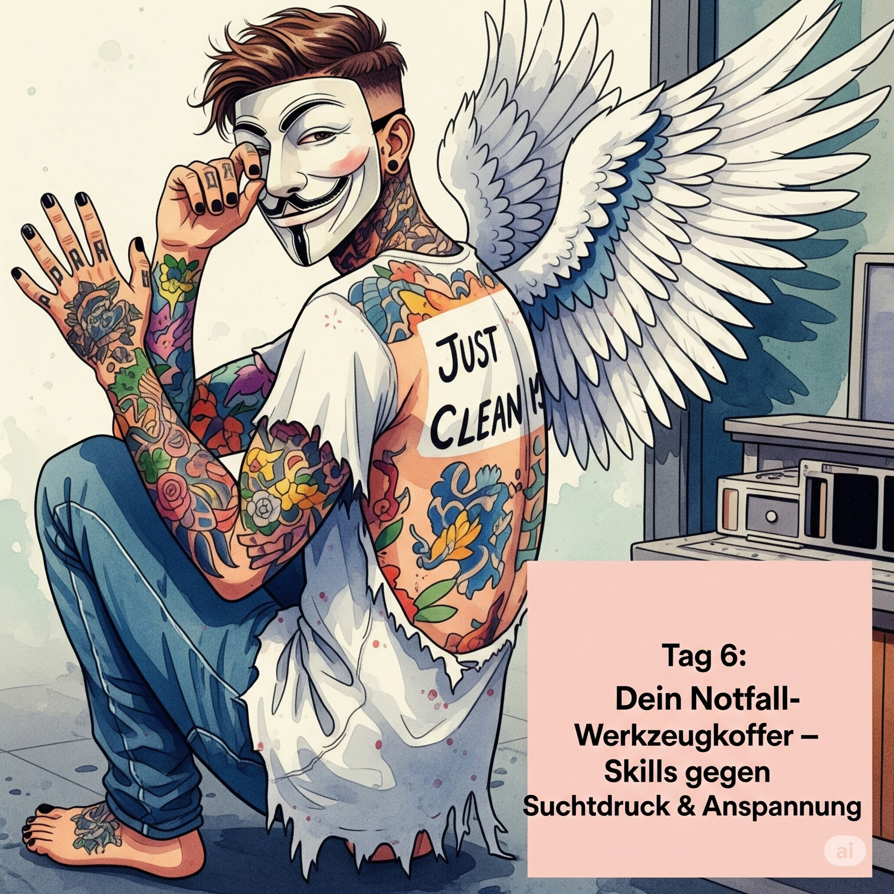 Tag 6: Skills gegen Suchtdruck: Dein Notfall-Koffer 🧰 episode artwork