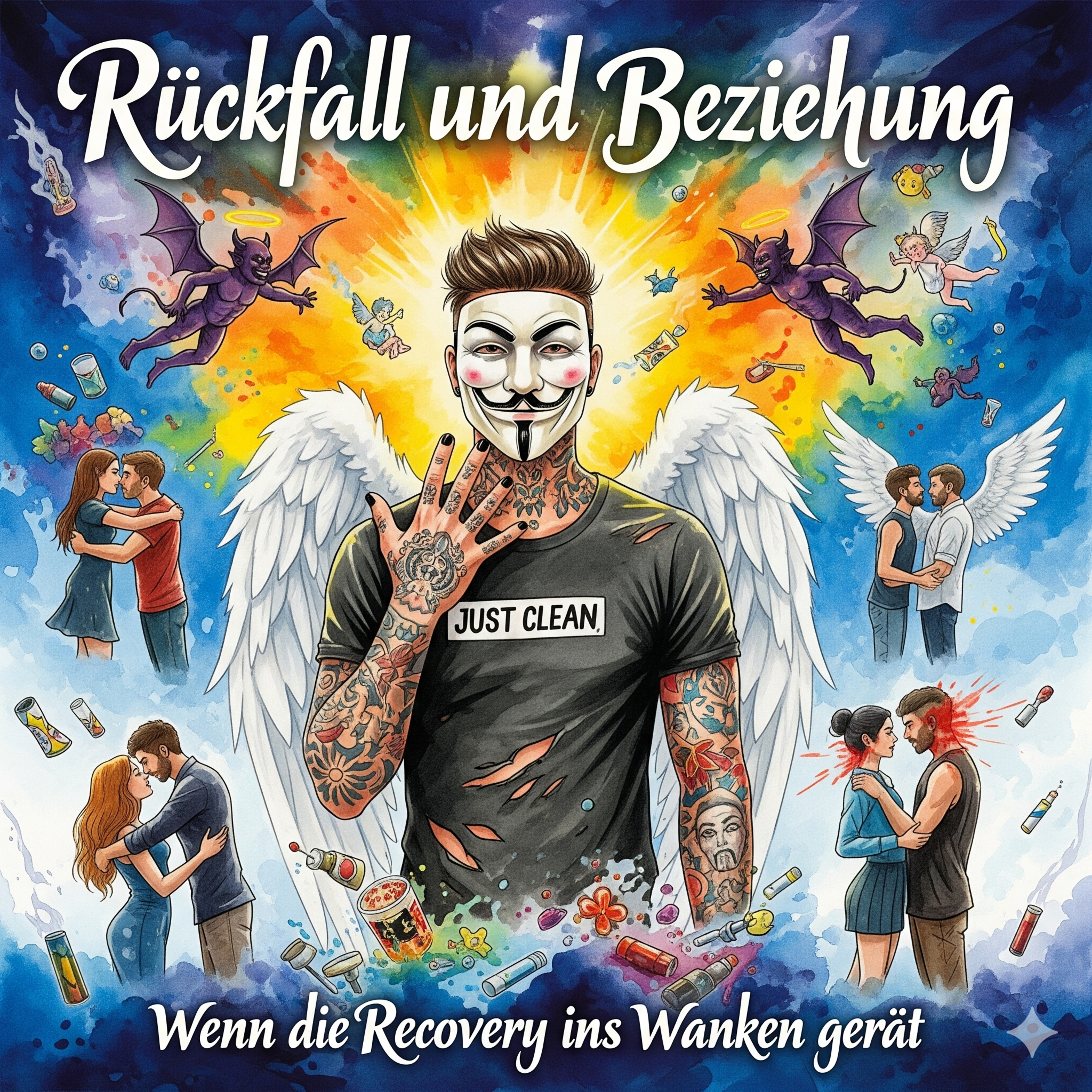 #14 Folge 6: RÜCKFALL in der BEZIEHUNG: Was tun? Dein Notfallplan, um nicht kaputt zu gehen ⚡ episode artwork