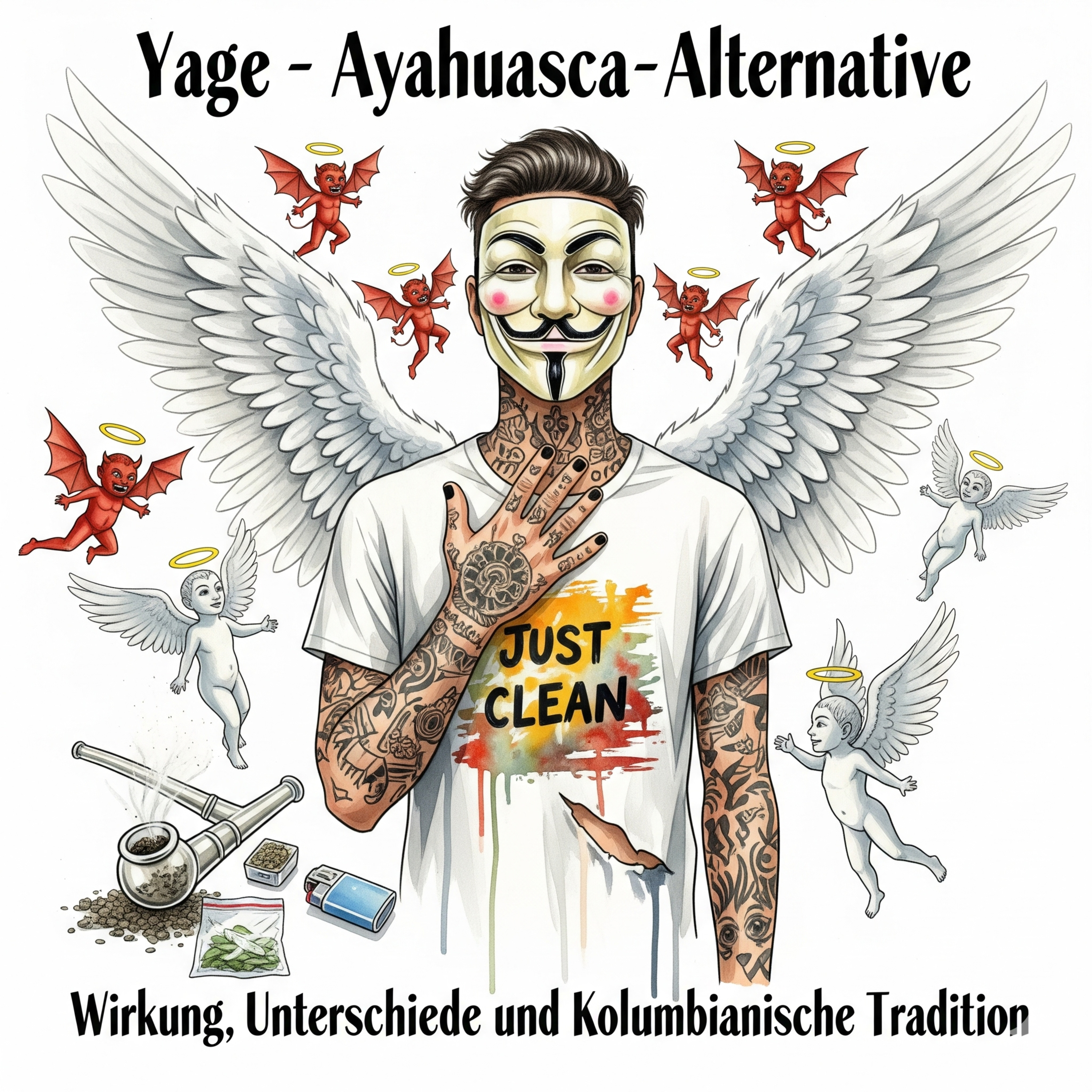 Yagé vs. Ayahuasca: Die Wahrheit über den "maskulinen" Schamanentrunk aus Kolumbien (2025) ⚡ episode artwork