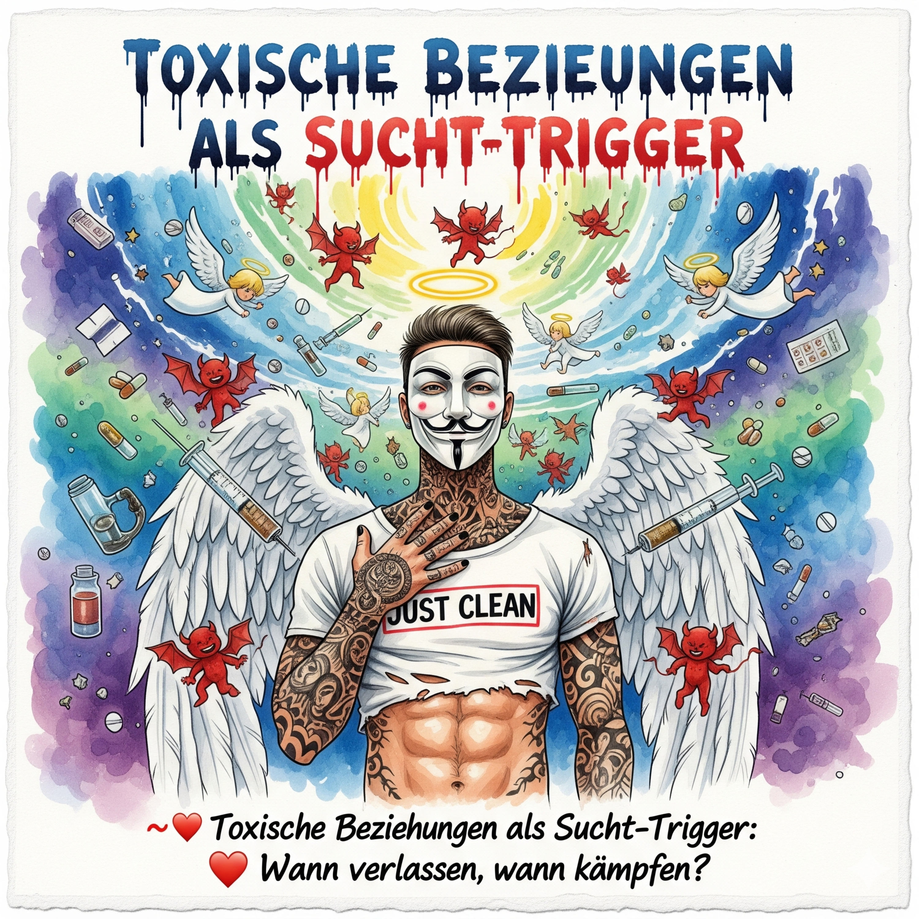 #14 Folge 7: Toxische Beziehung oder Sucht? 2025 | Wann du gehen MUSST, um clean zu bleiben ⚡ episode artwork