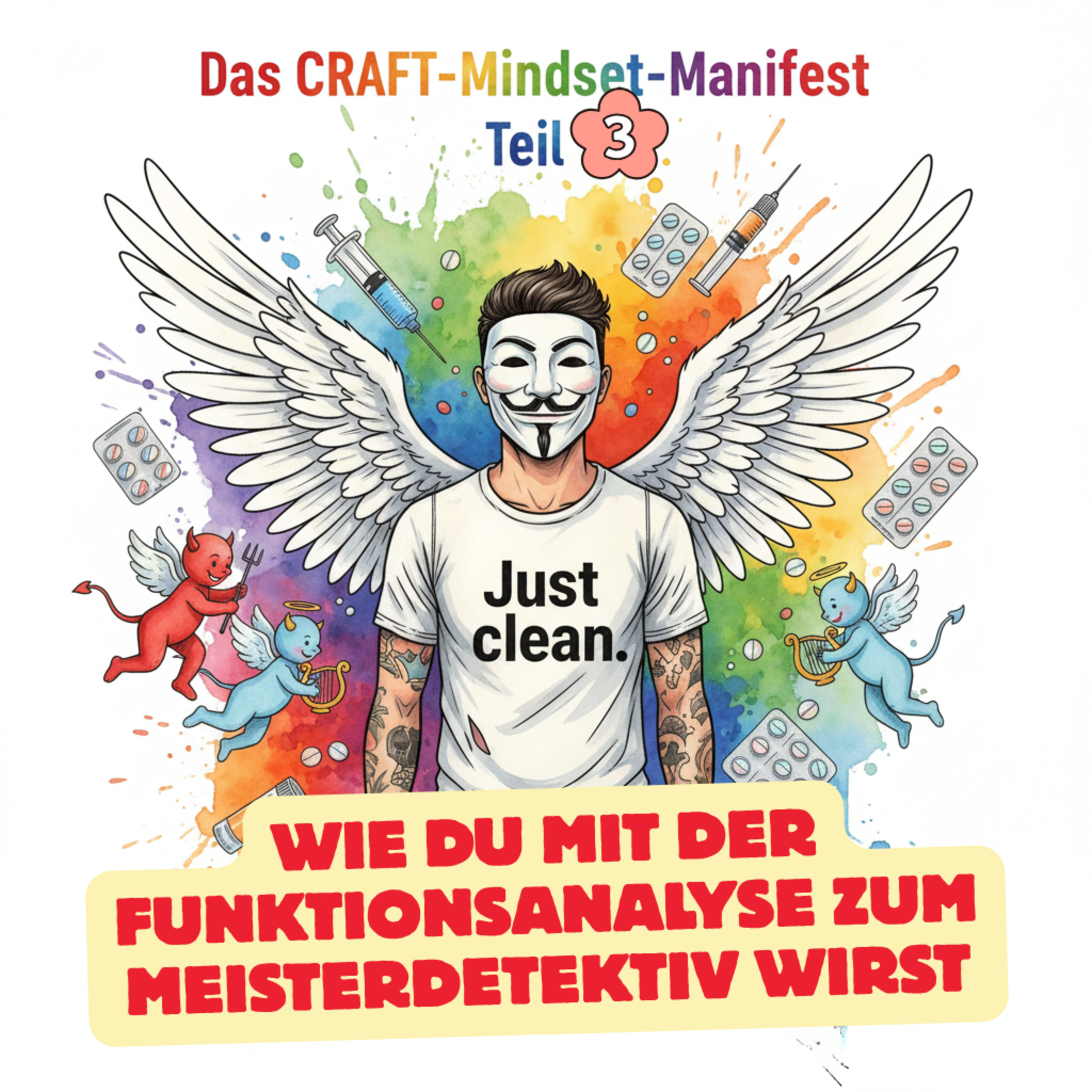 #21 Folge 3: Die Logik der Sucht: Wie du mit der Funktionsanalyse zum Detektiv wirst (CRAFT-Mindset 3/14) episode artwork