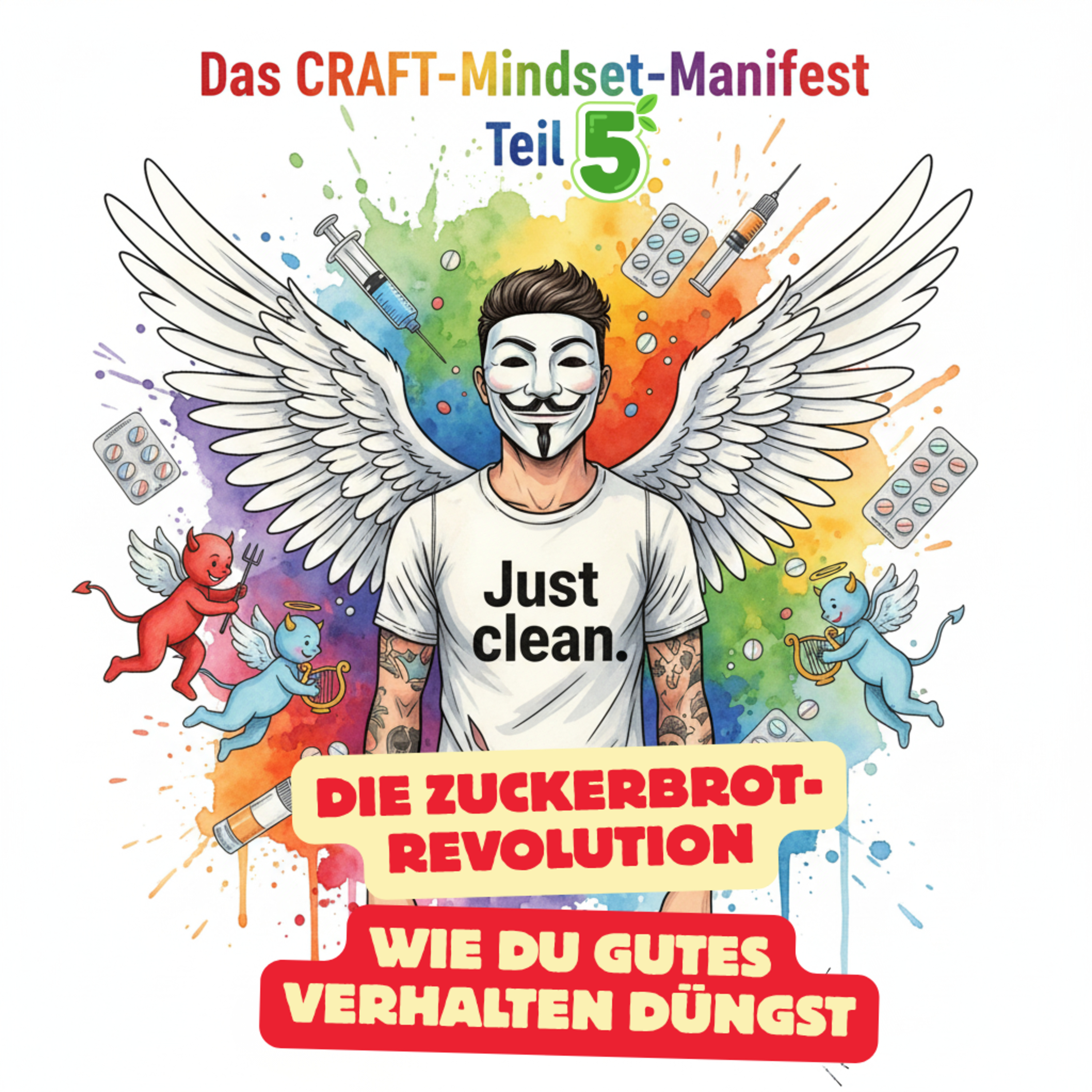 #21 Folge 5: Die Zuckerbrot-Revolution: Wie du als Angehöriger gutes Verhalten düngst (CRAFT-Mindset 5/14) episode artwork