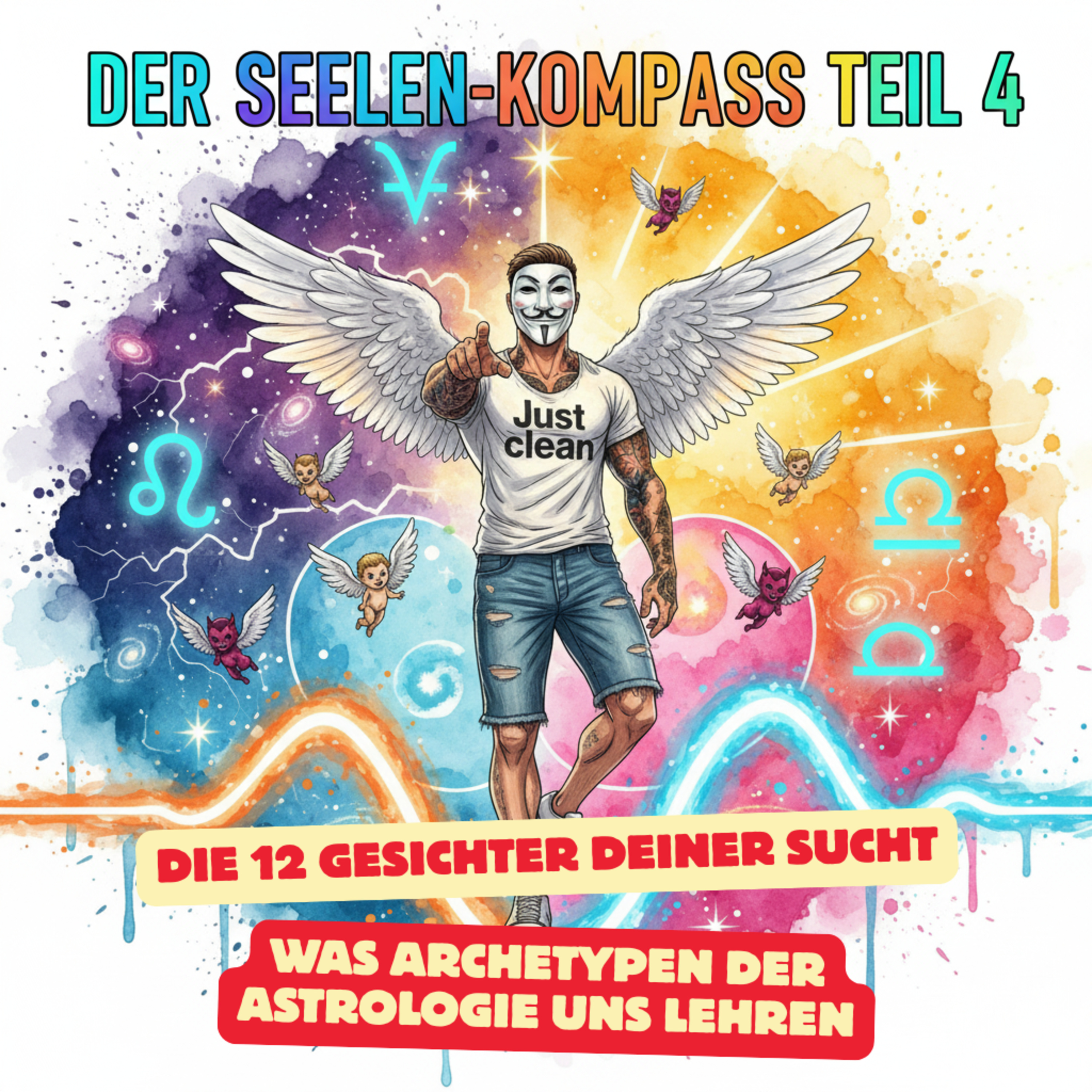 #22 Folge 4: Die 12 Gesichter deiner Sucht: Wie du Astrologie-Archetypen für deine Recovery hackst episode artwork