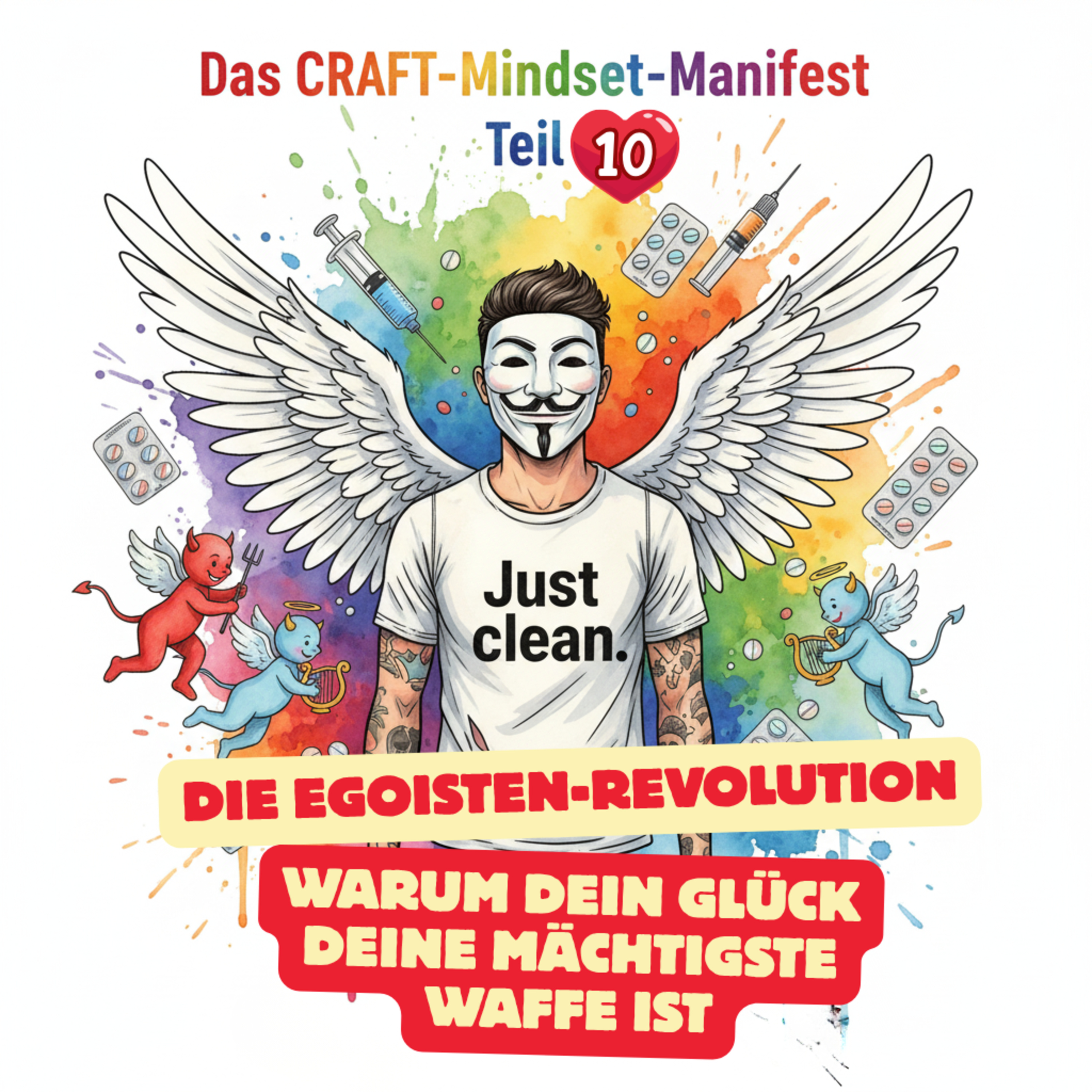 #21 Folge 10: Die Egoisten-Revolution: Warum DEIN Glück deine Waffe ist (CRAFT-Mindset 10/14) episode artwork