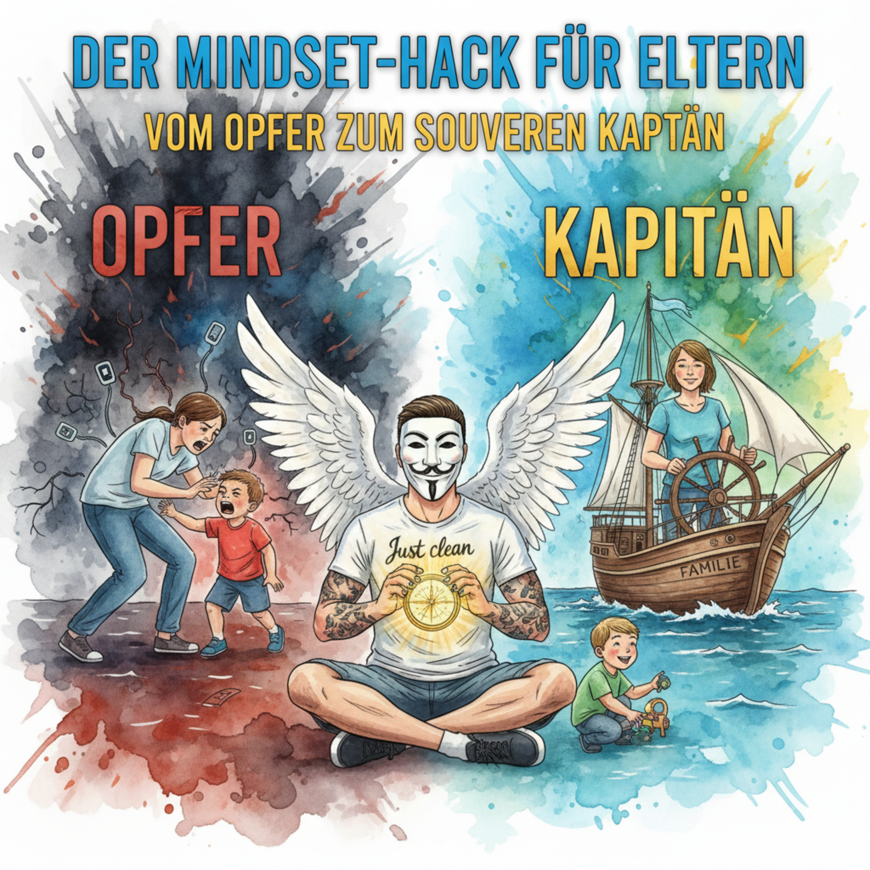 #26 Folge 3: Der Eltern-Mindset-Hack: Vom gestressten Opfer zum souveränen Kapitän episode artwork