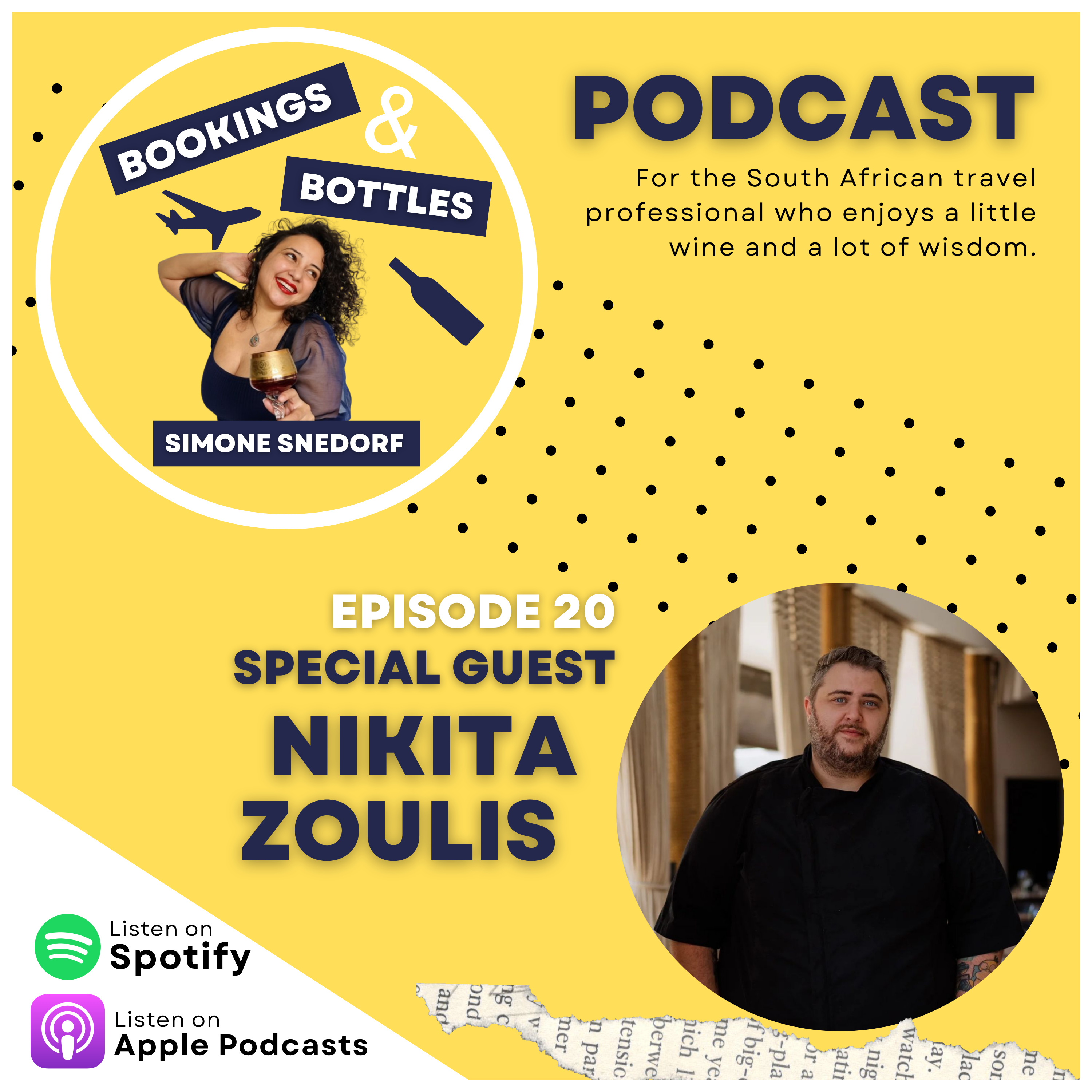 Episode 20: Culinary Chaos: Embracing the Heat with Chef Nikita Zoulis