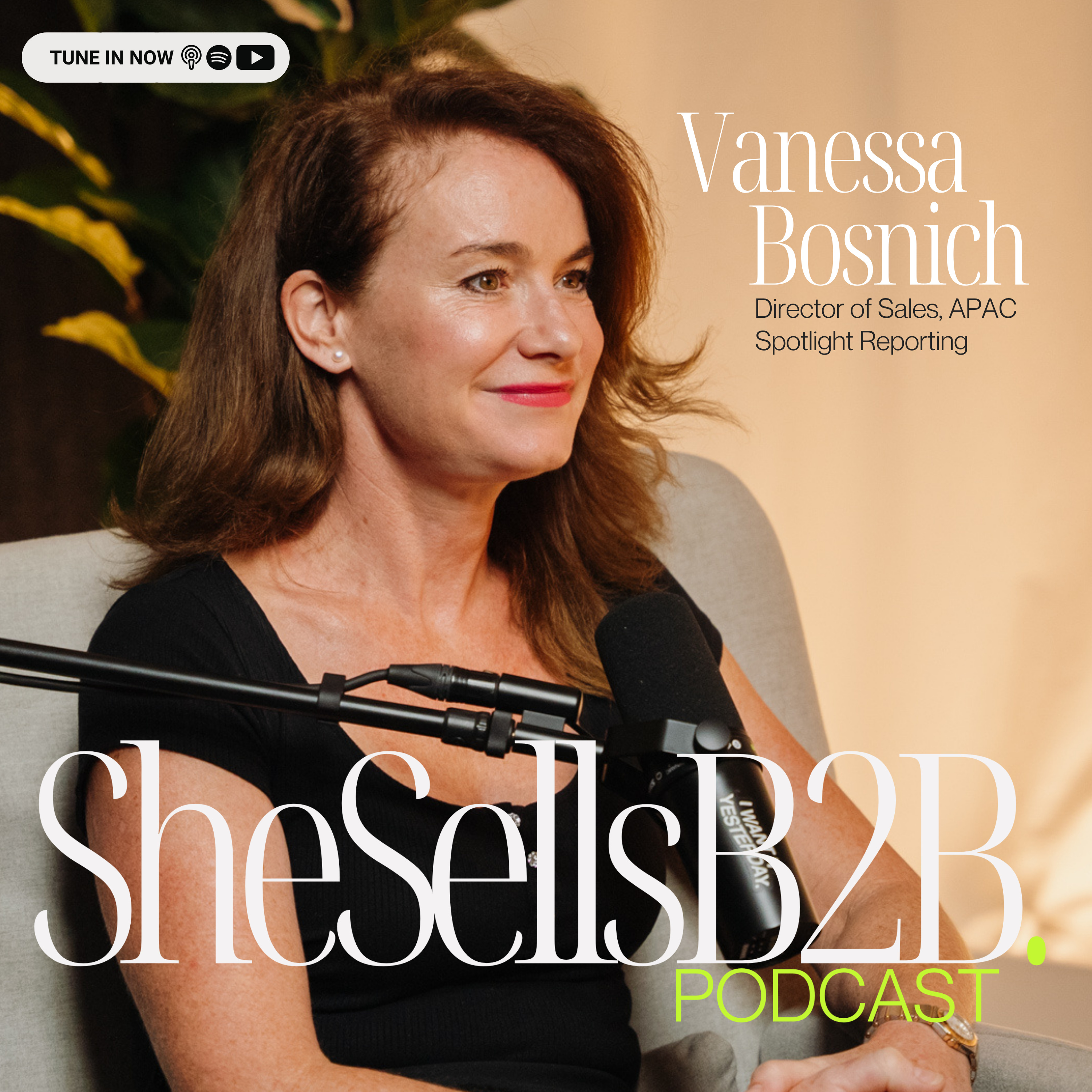 How to Stop Being Nice in Sales | Vanessa Bosnich of Spotlight Reporting EP 01 episode artwork