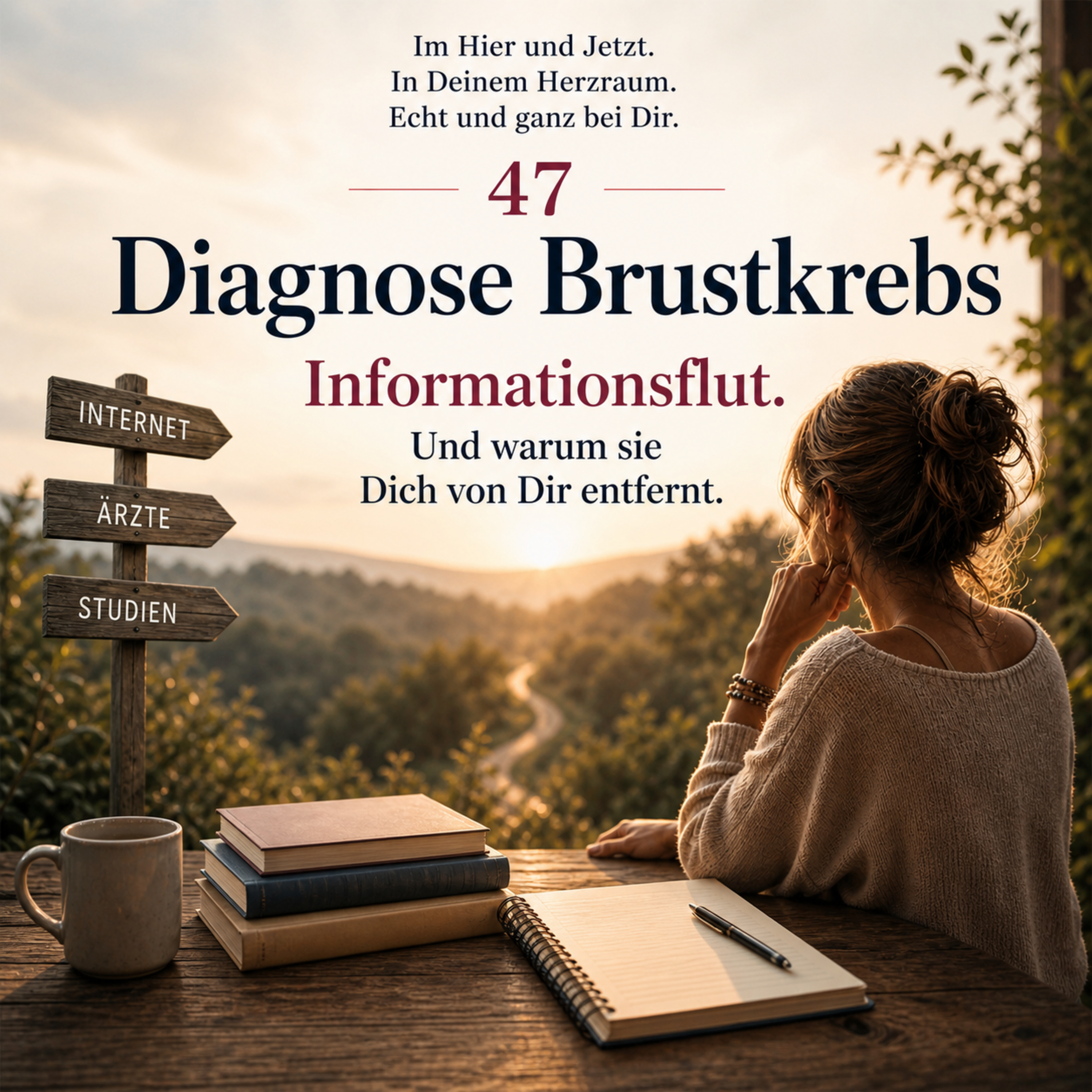 47 – Diagnose Brustkrebs – Informationsflut. Und warum sie Dich von Dir entfernt. episode artwork