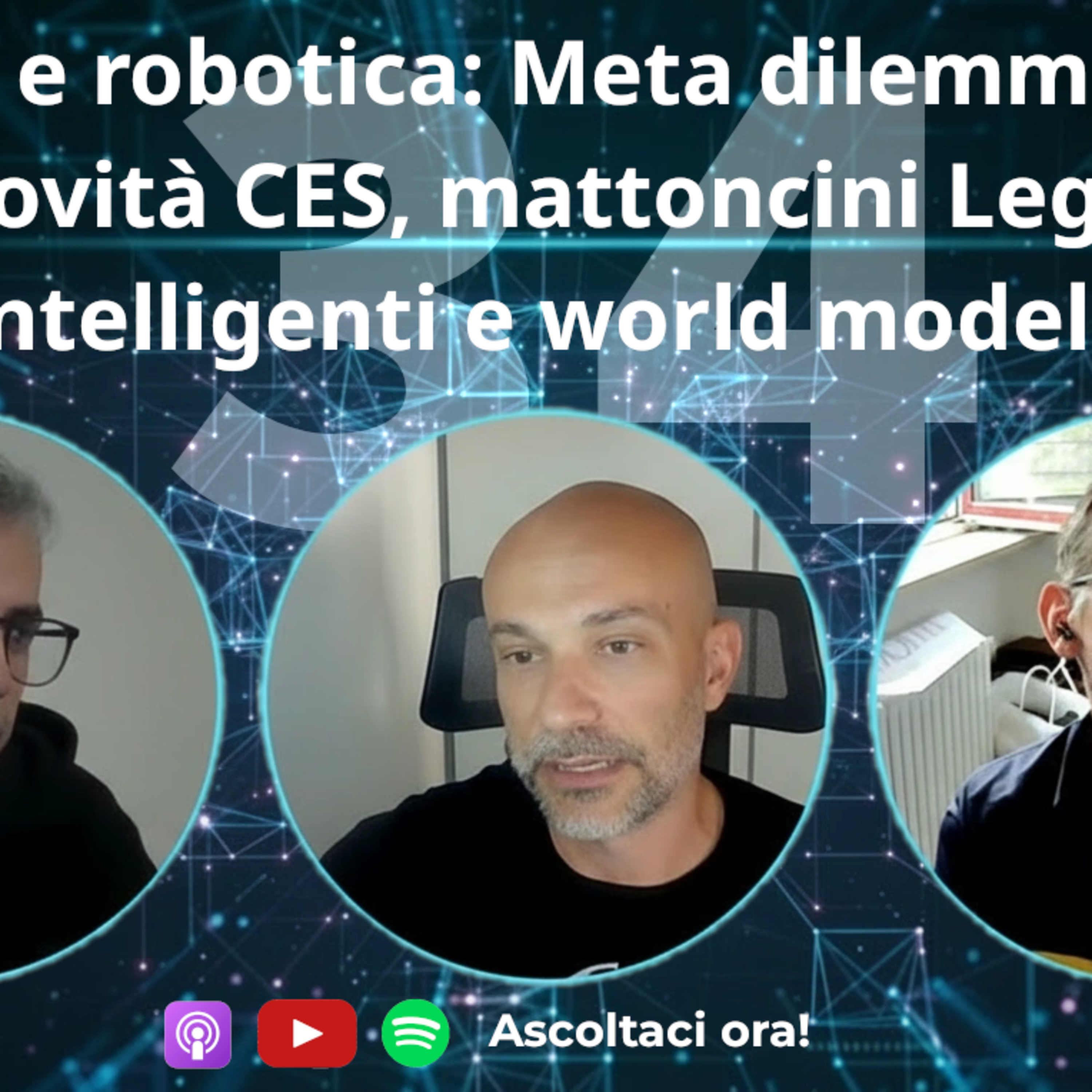 AI e robotica nel 2026: Meta dilemma, novità CES, mattoncini Lego intelligenti e world models #33 episode artwork