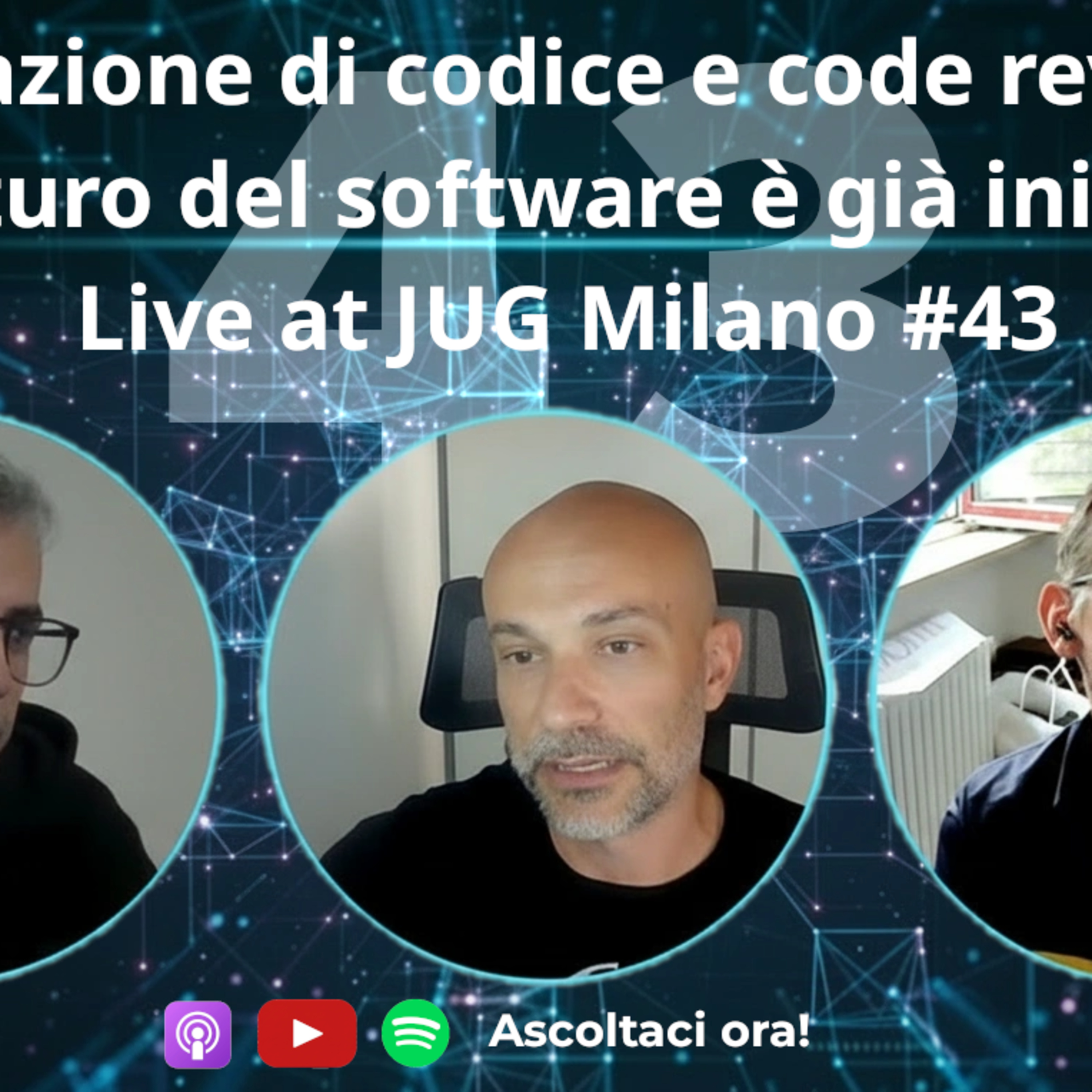 Generazione di codice e code review AI: il futuro del software è già iniziato Live at JUG Milano #43 episode artwork