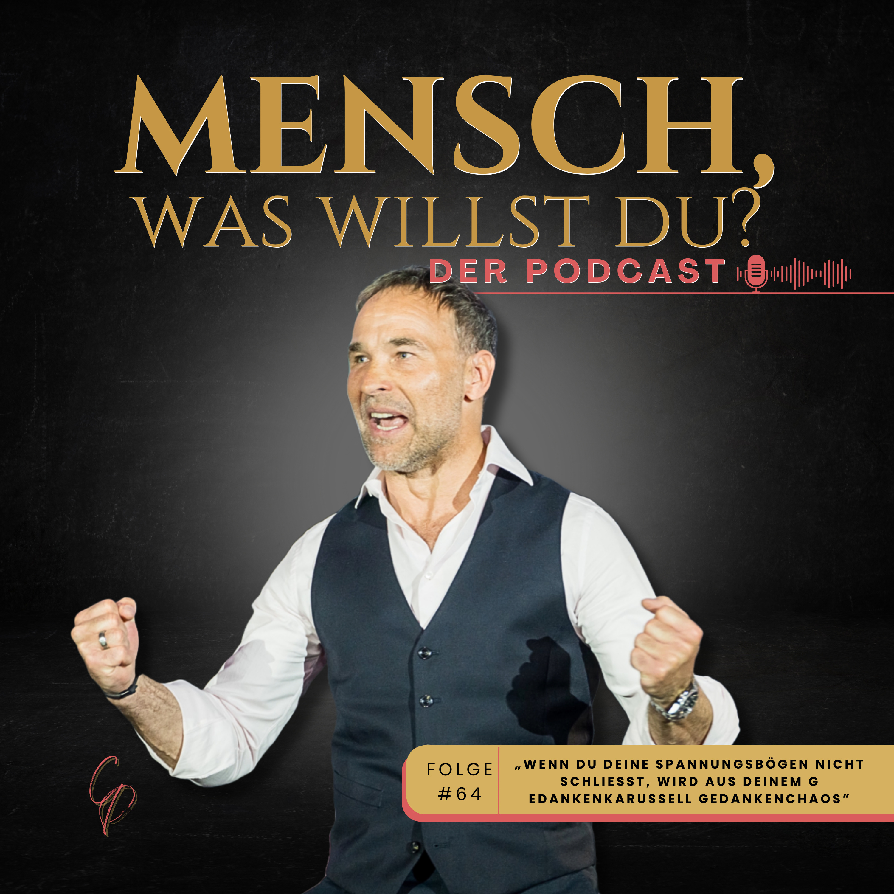 Folge #64: „Wenn du deine Spannungsbögen nicht schließt, wird aus deinem Gedankenkarussell Gedankenchaos“ episode artwork
