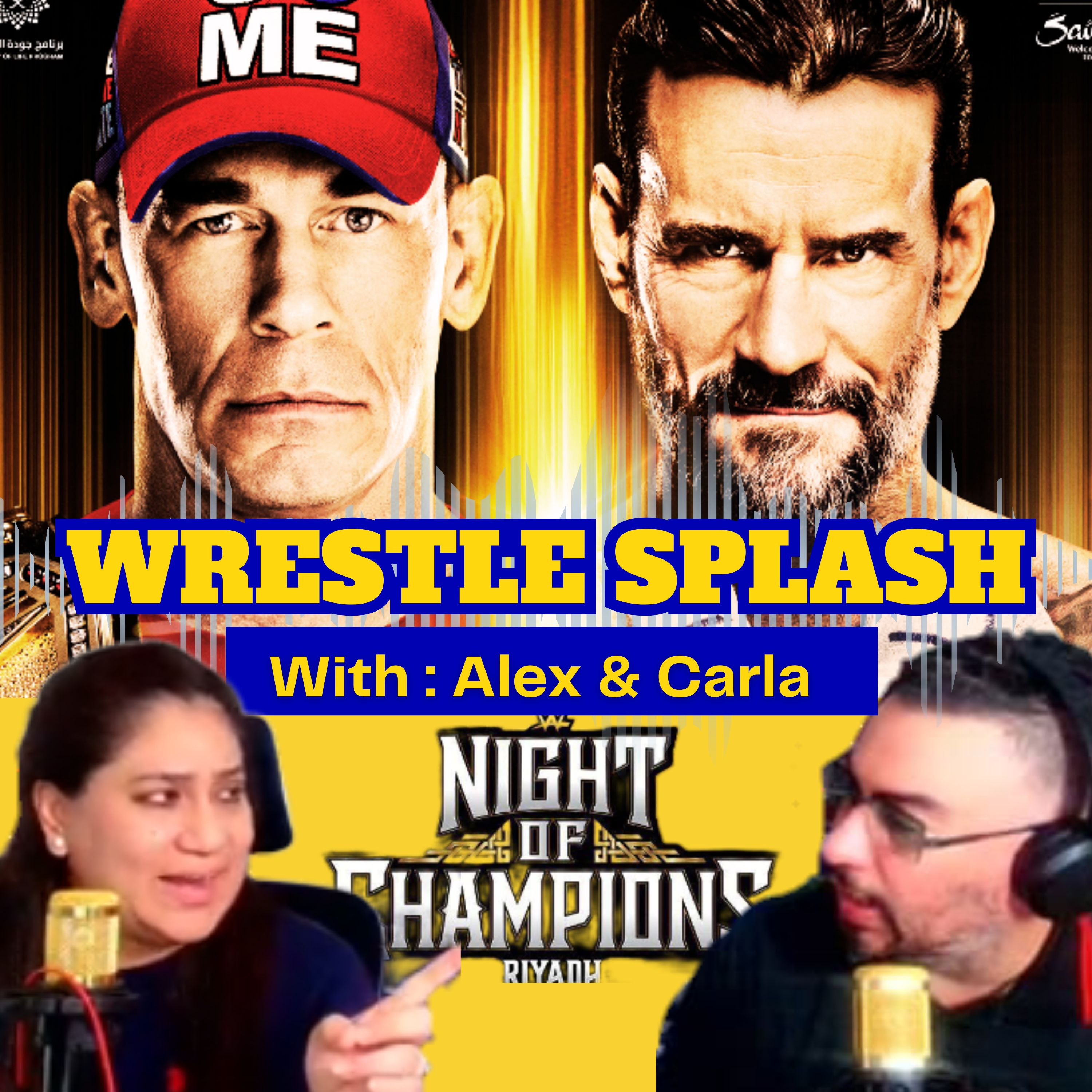 CM Punk the best in the world vs. John Cena the Greatest of all time for the last time at WWE Night of Champions! episode artwork