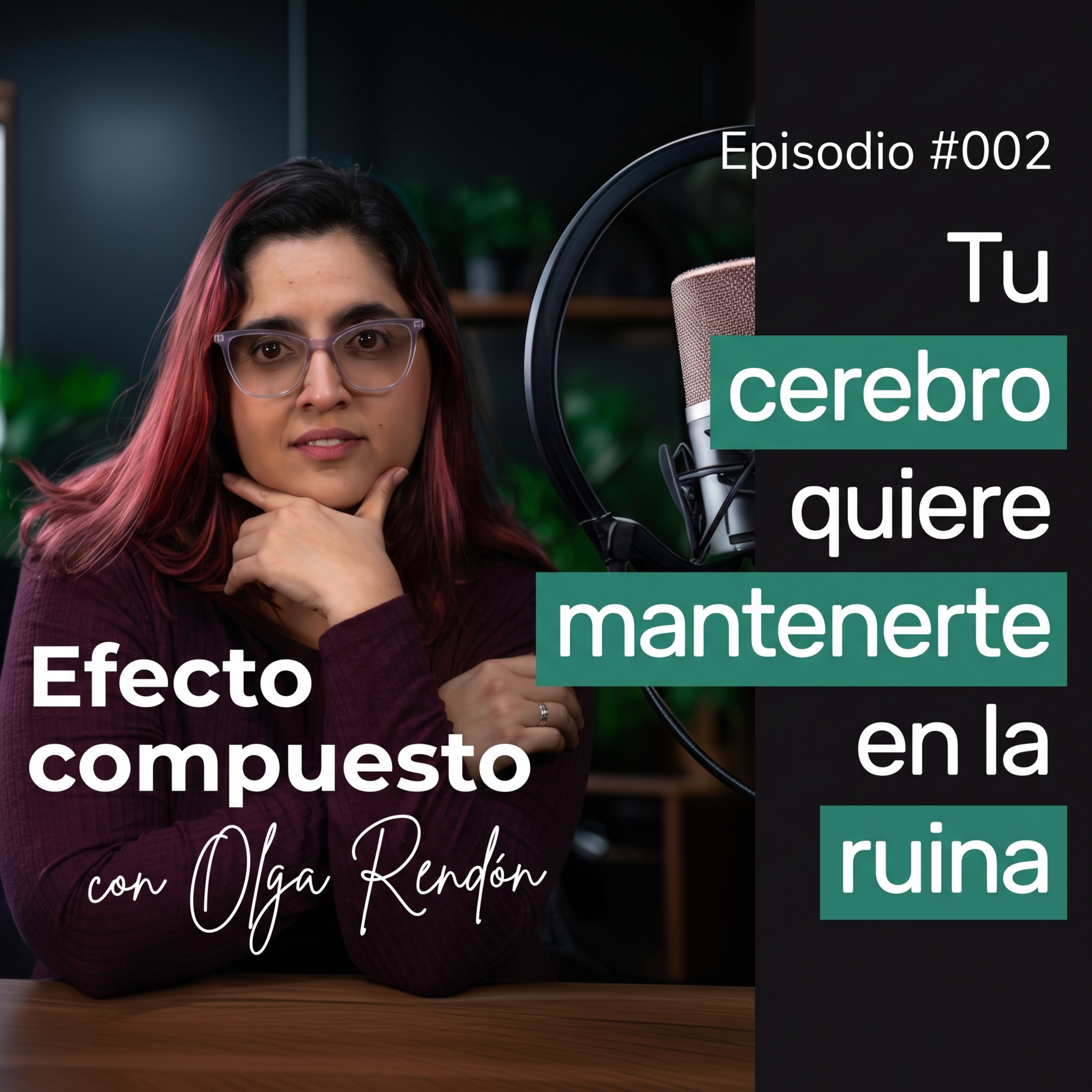 Portada de Efecto compuesto con Olga Rendón