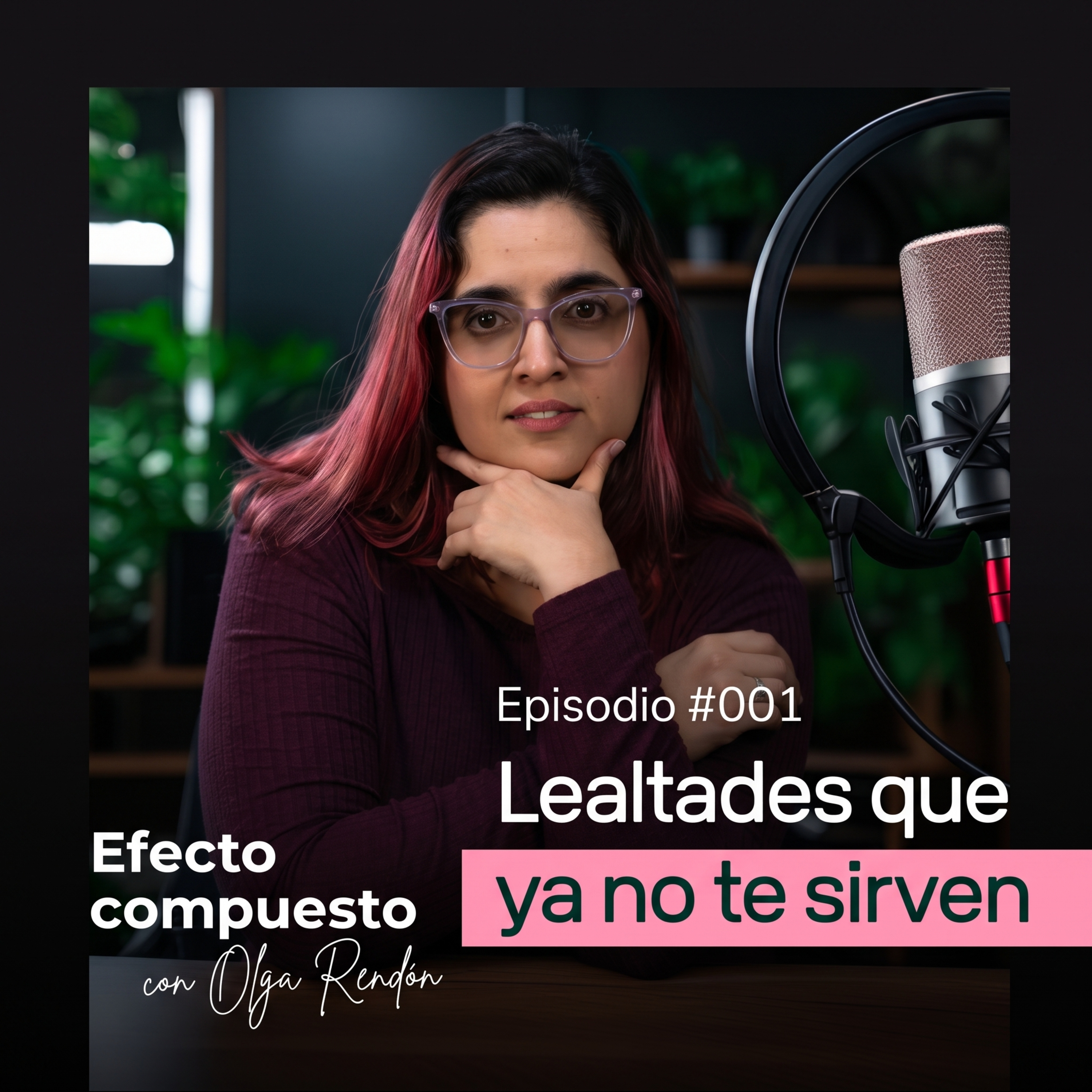 Portada de Efecto compuesto con Olga Rendón