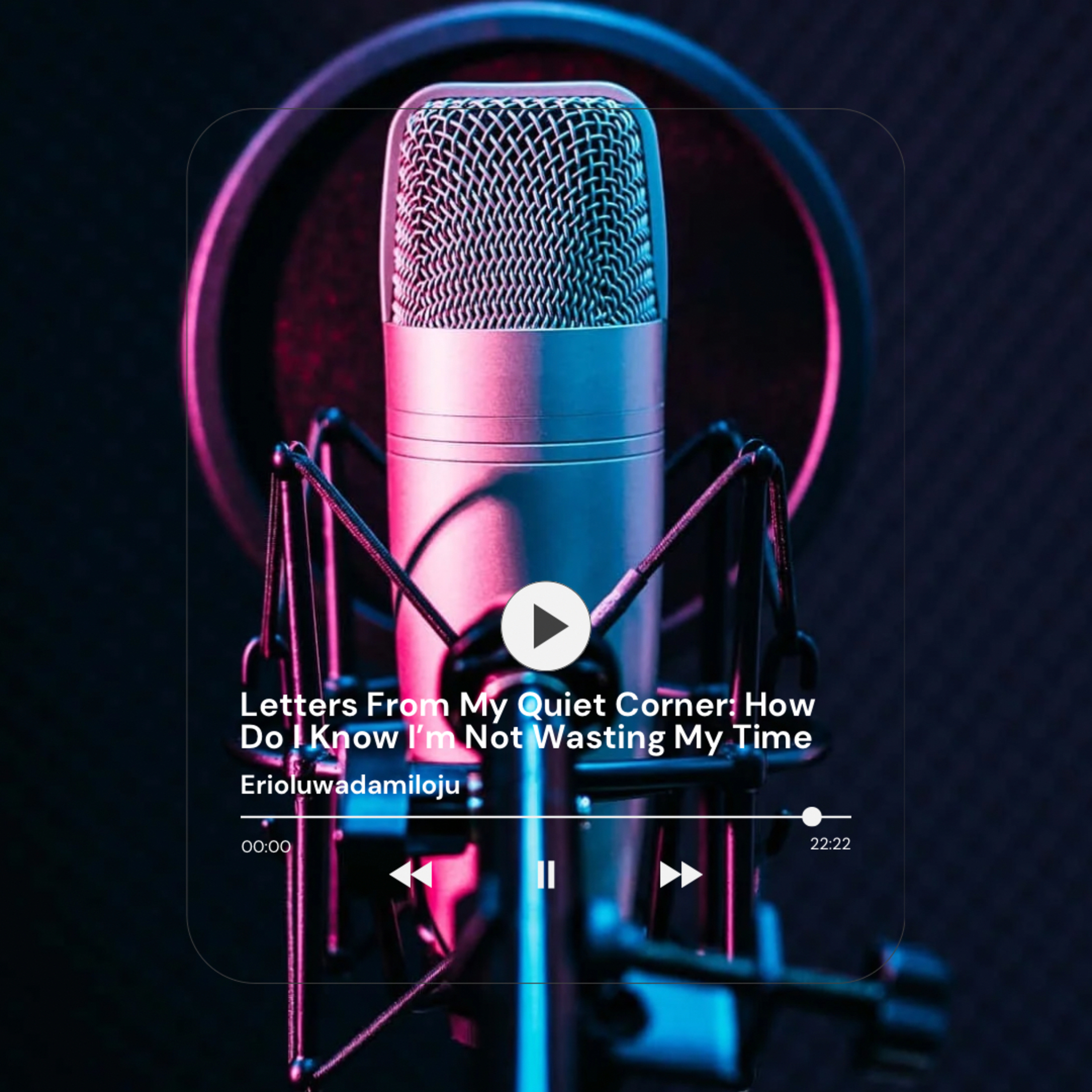 13. How Do Know I’m Not Wasting My Time episode artwork