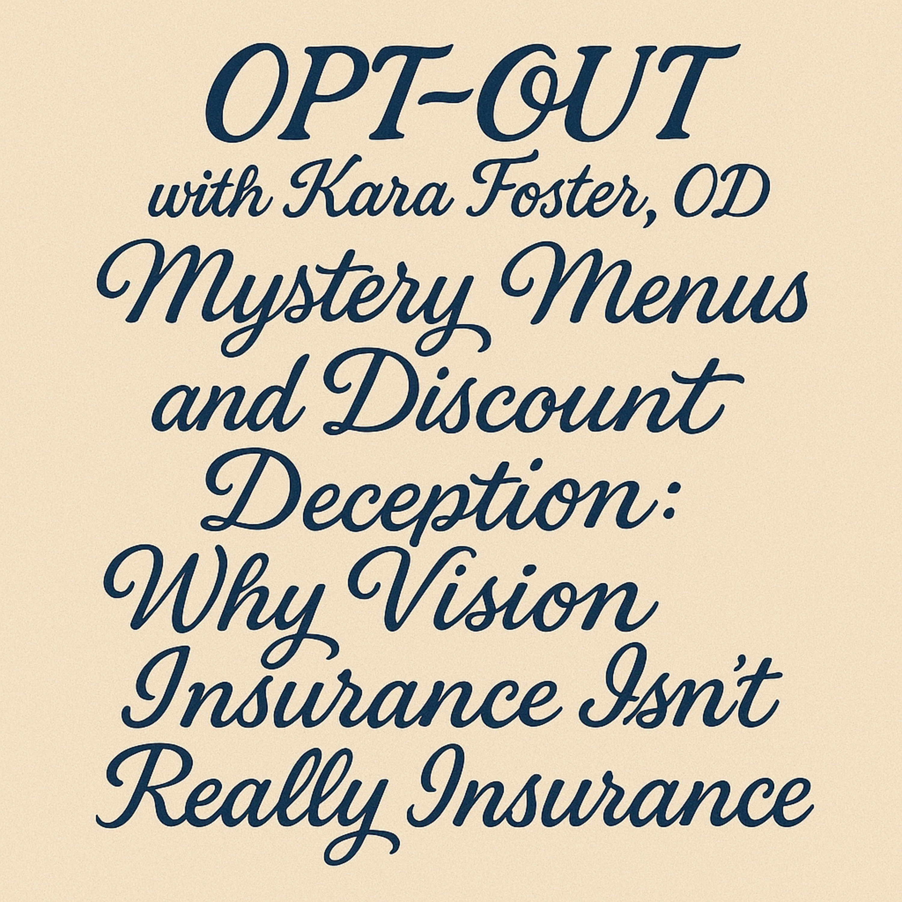 Opt-Out for Simple Longevity with Kara Foster