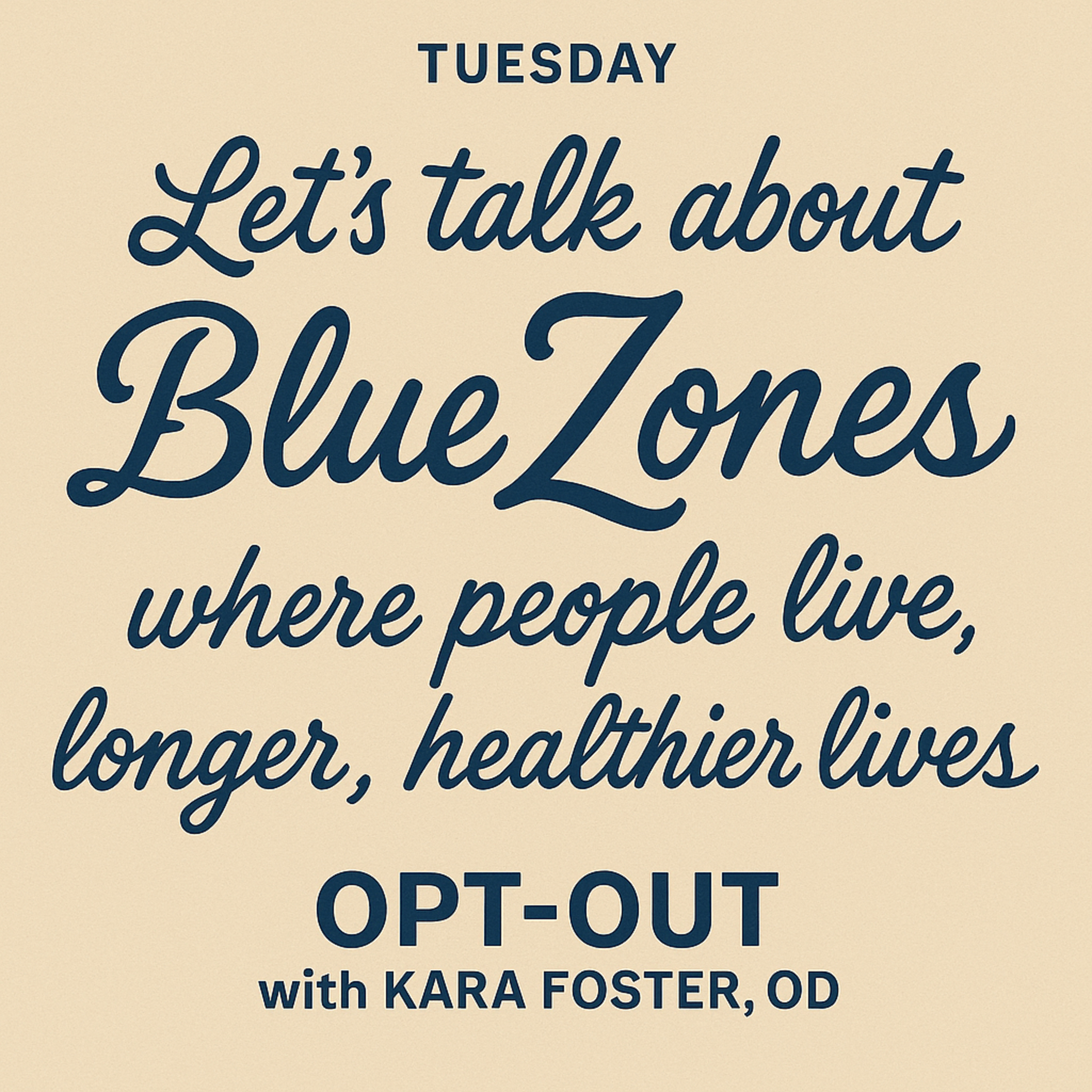 Opt-Out for Simple Longevity with Kara Foster