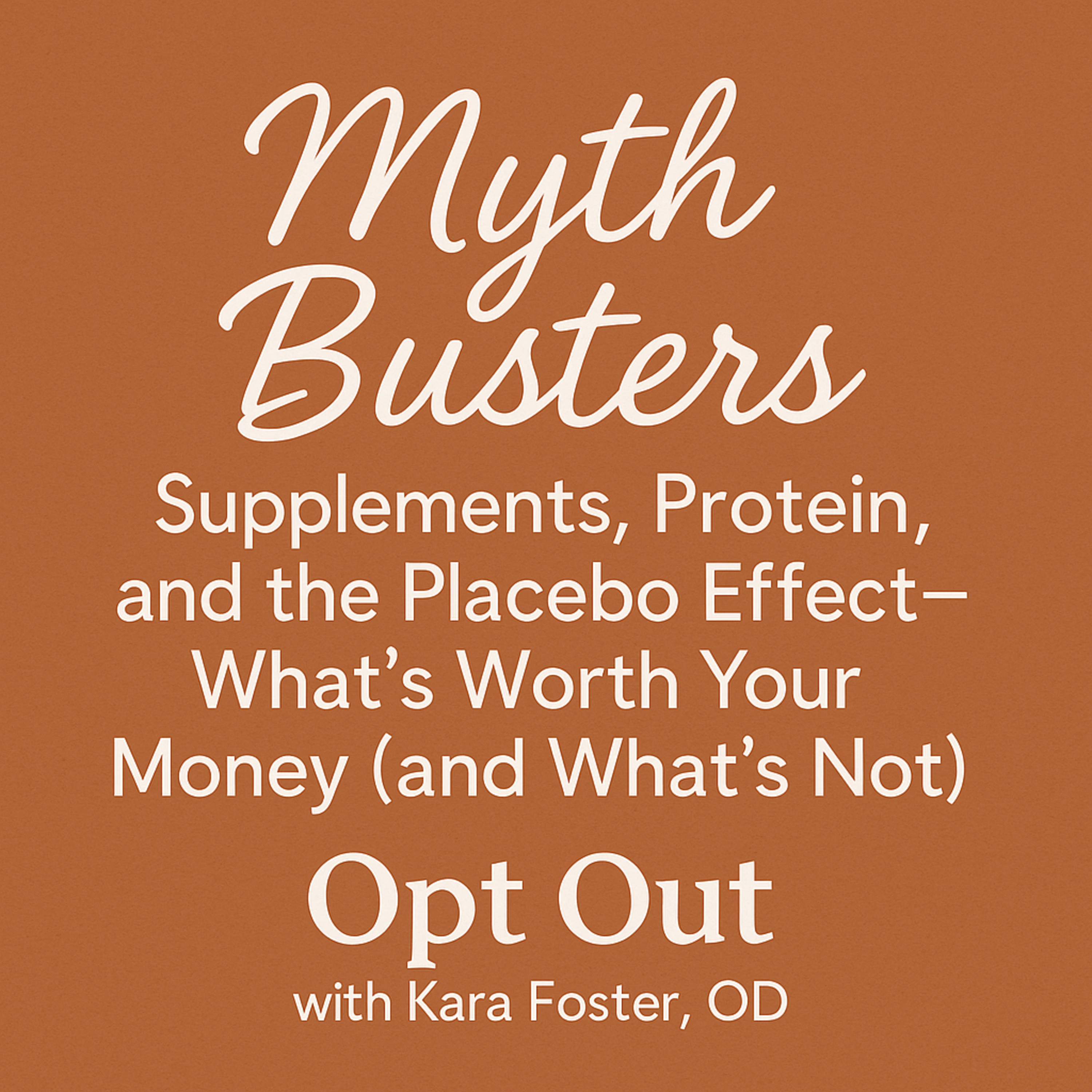 Opt-Out for Simple Longevity with Kara Foster