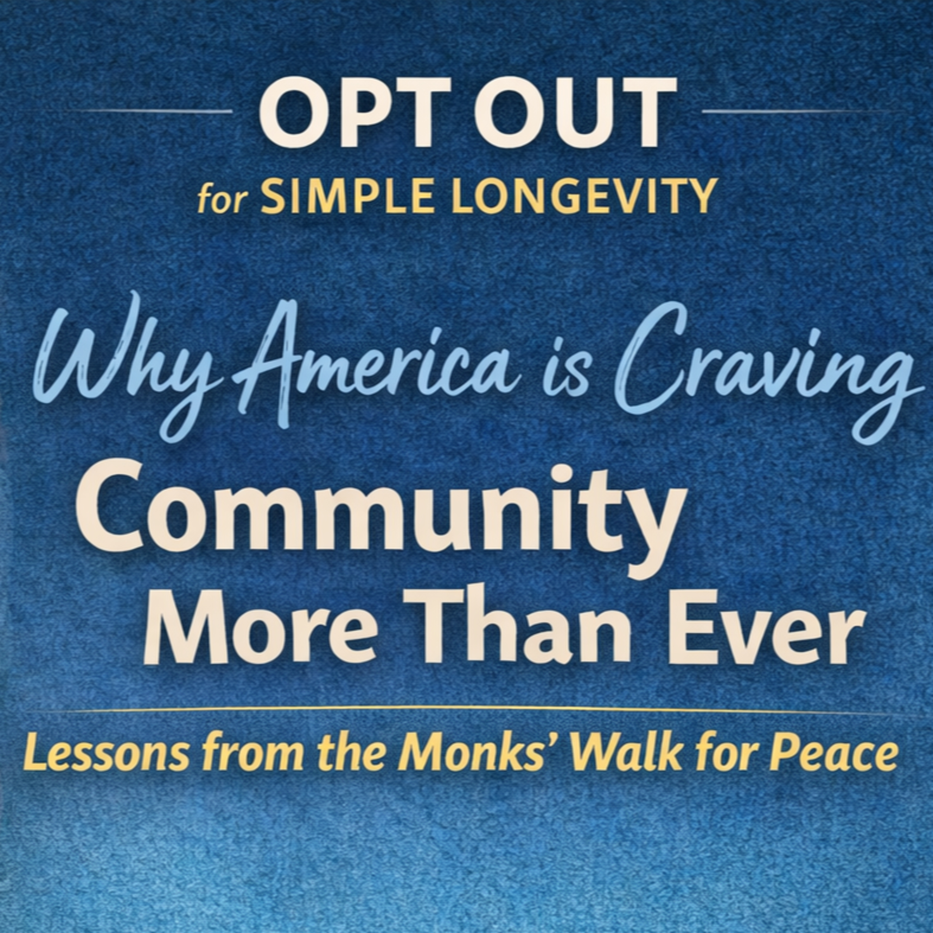 Opt-Out for Simple Longevity with Kara Foster