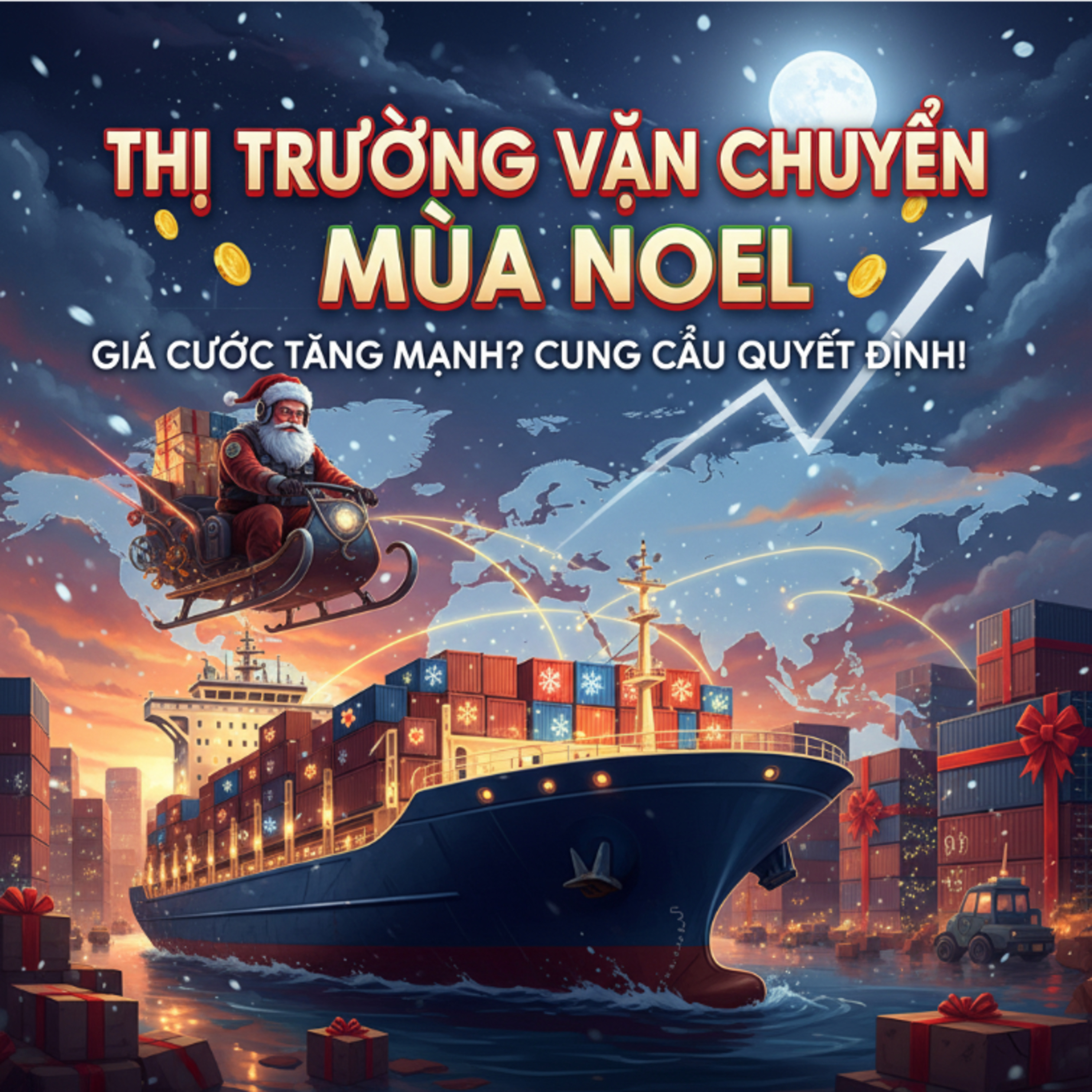 Thị Trường Vận Chuyển Mùa Giáng Sinh: Giá Cước Tăng Hay Giảm?  episode artwork