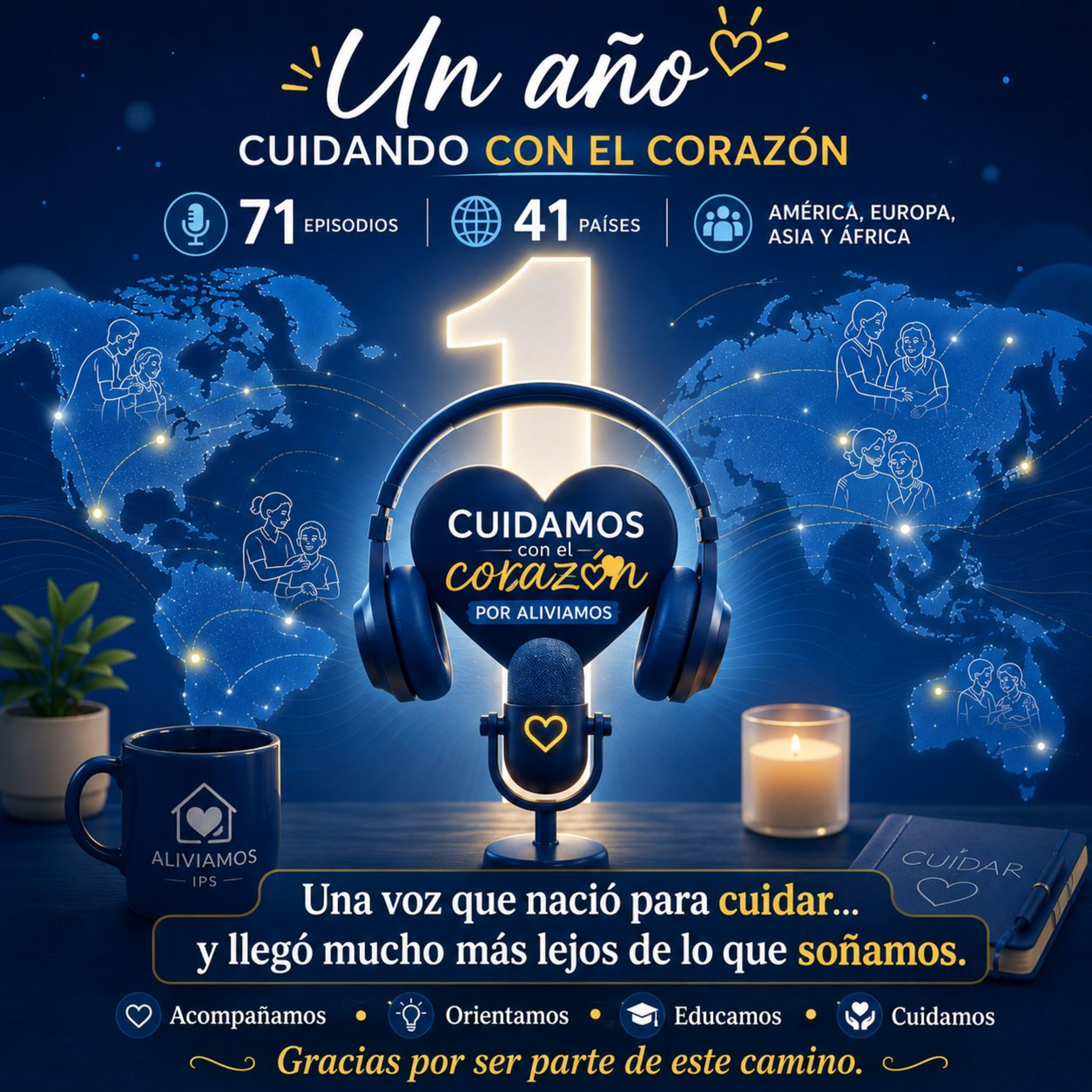 ¿Hasta Dónde Puede Llegar una Voz que Cuida? - Celebremos 1 Año Juntos episode artwork