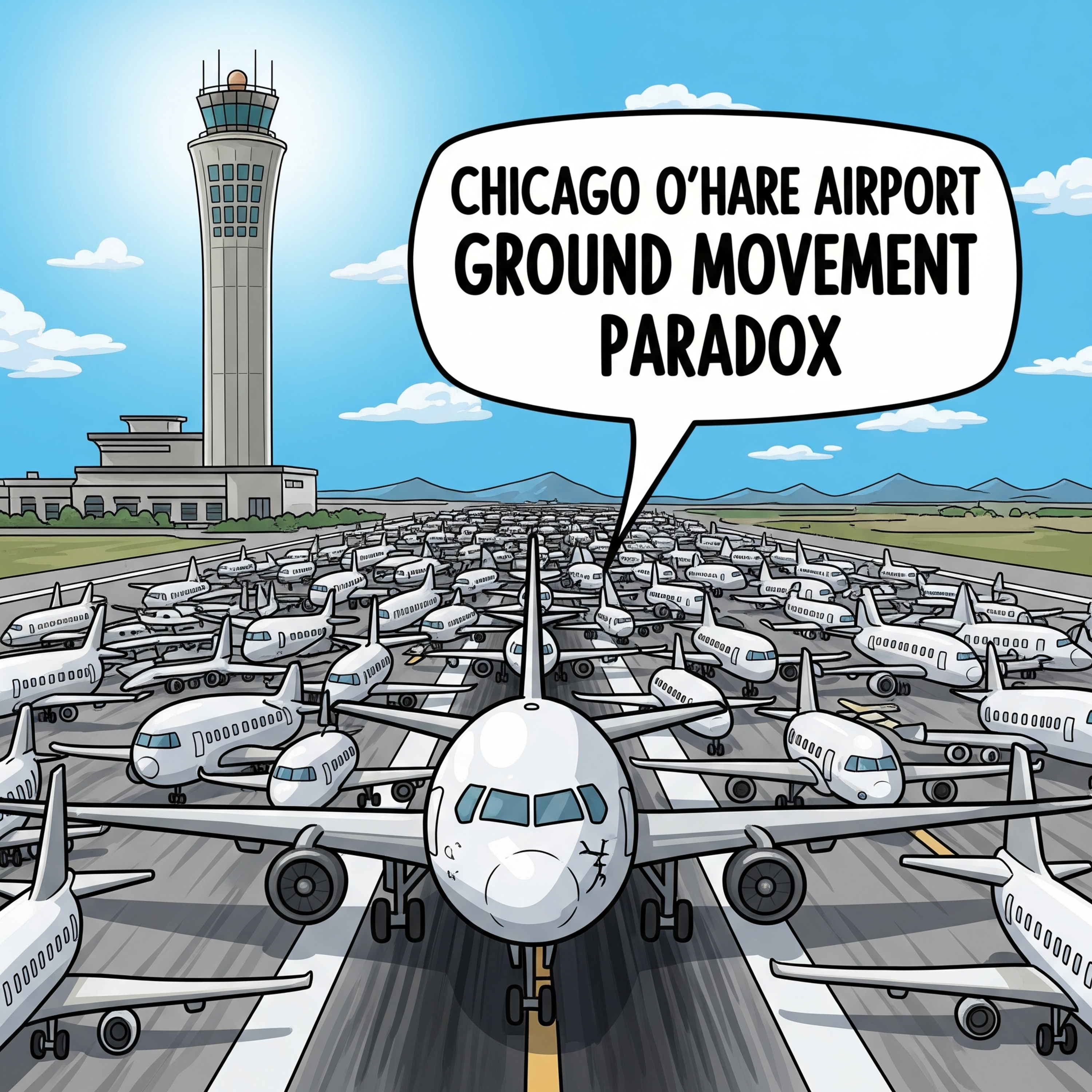 Chicago O'Hare Airport Ground Movement Paradox episode artwork