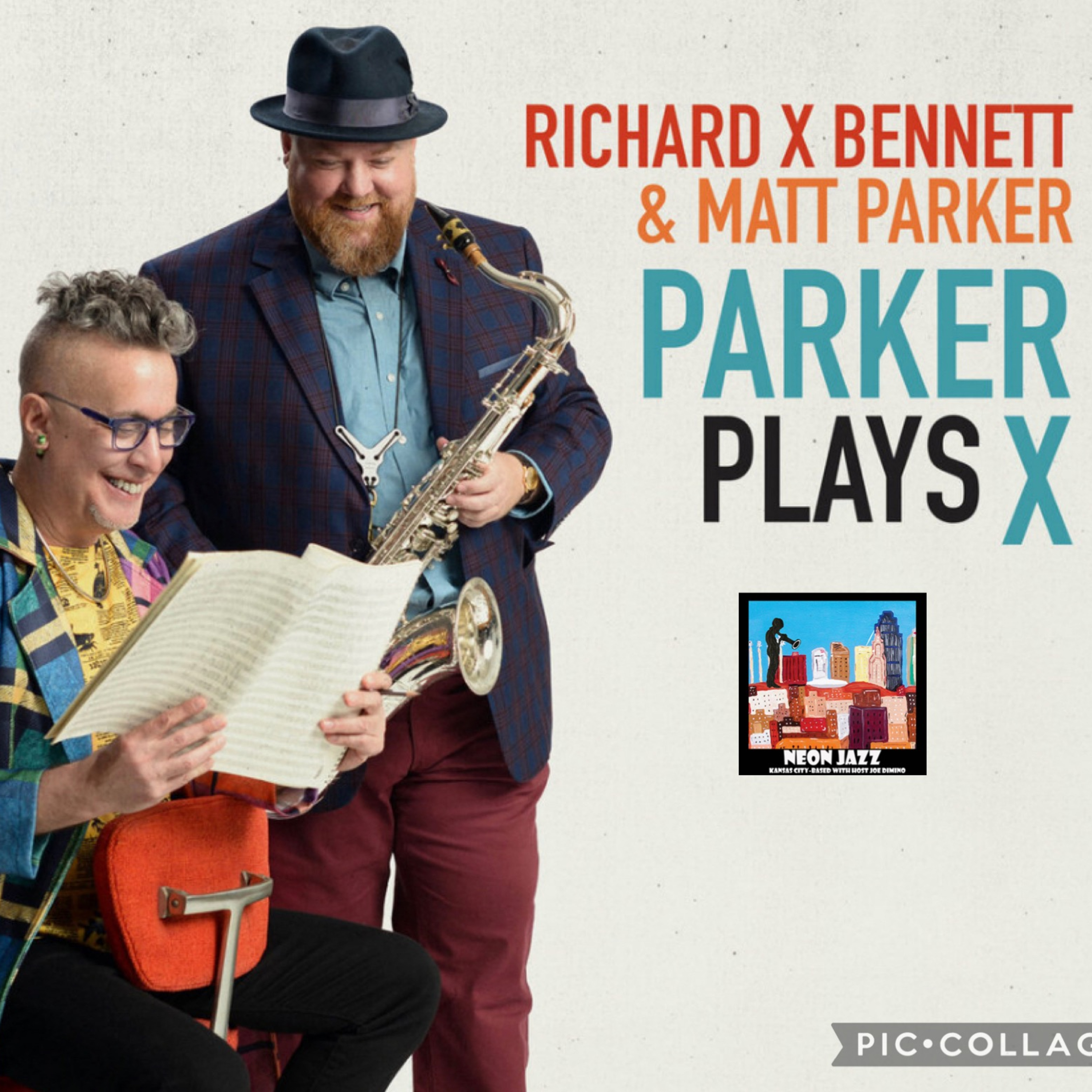 Jazz Pianist/Vibes Richard X Bennett and Saxophonist Matt Parker on the 2023 CD Parker Plays X