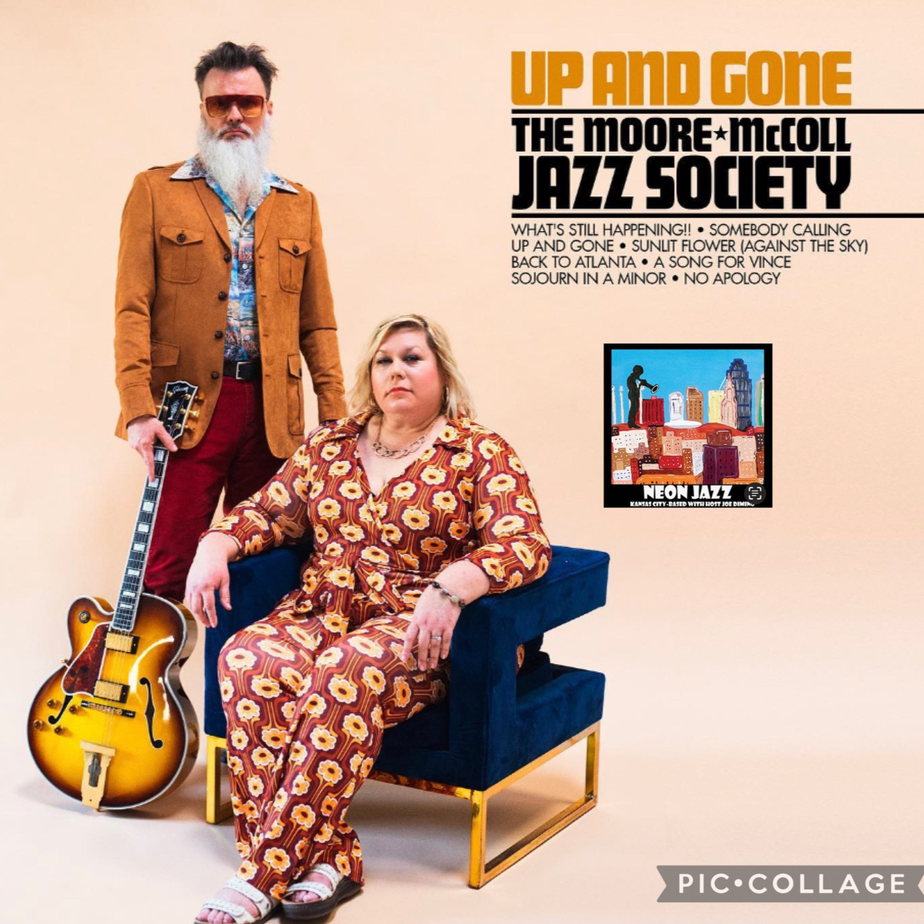 Guitarist/ Singer Chance McColl & Keys/Organ/Singe Beth Moore of The Moore-McColl Society