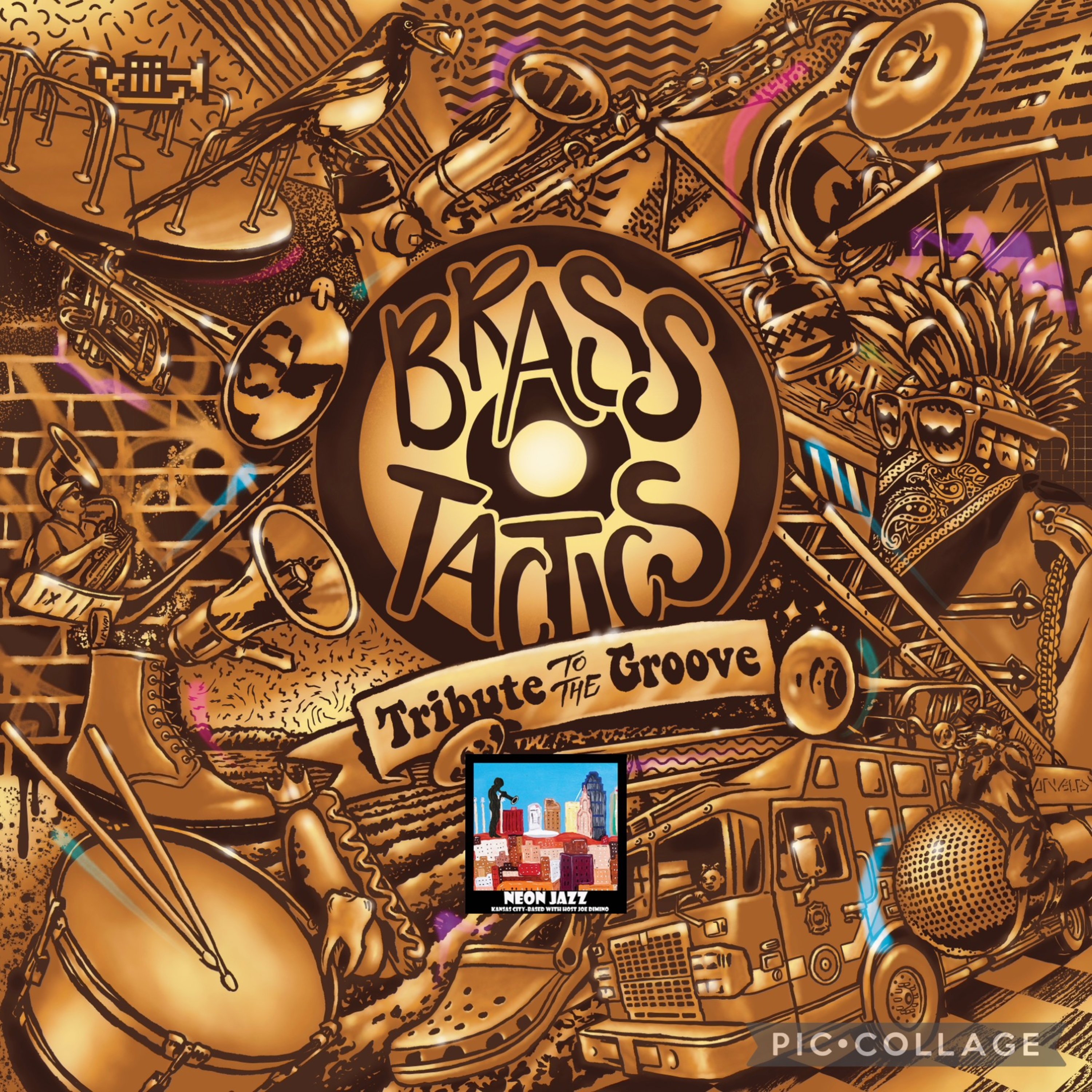 Sousaphone Player Matt Laird in Canada’s Premiere Jazz Party Brass Band Brasstactics