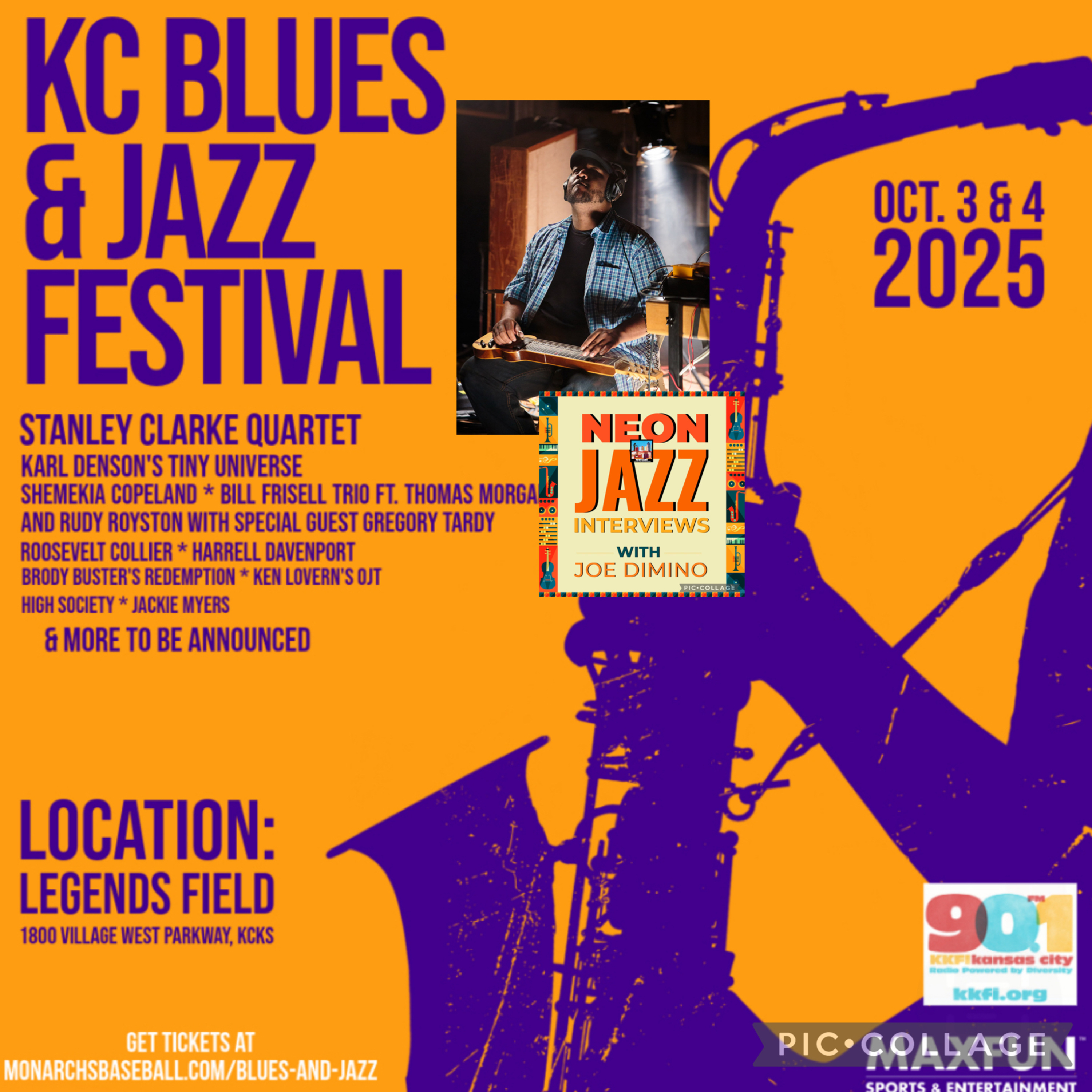 Blues Pedal Steel Guitarist Roosevelt Collier on the 2025 KC Jazz & Blues Festival