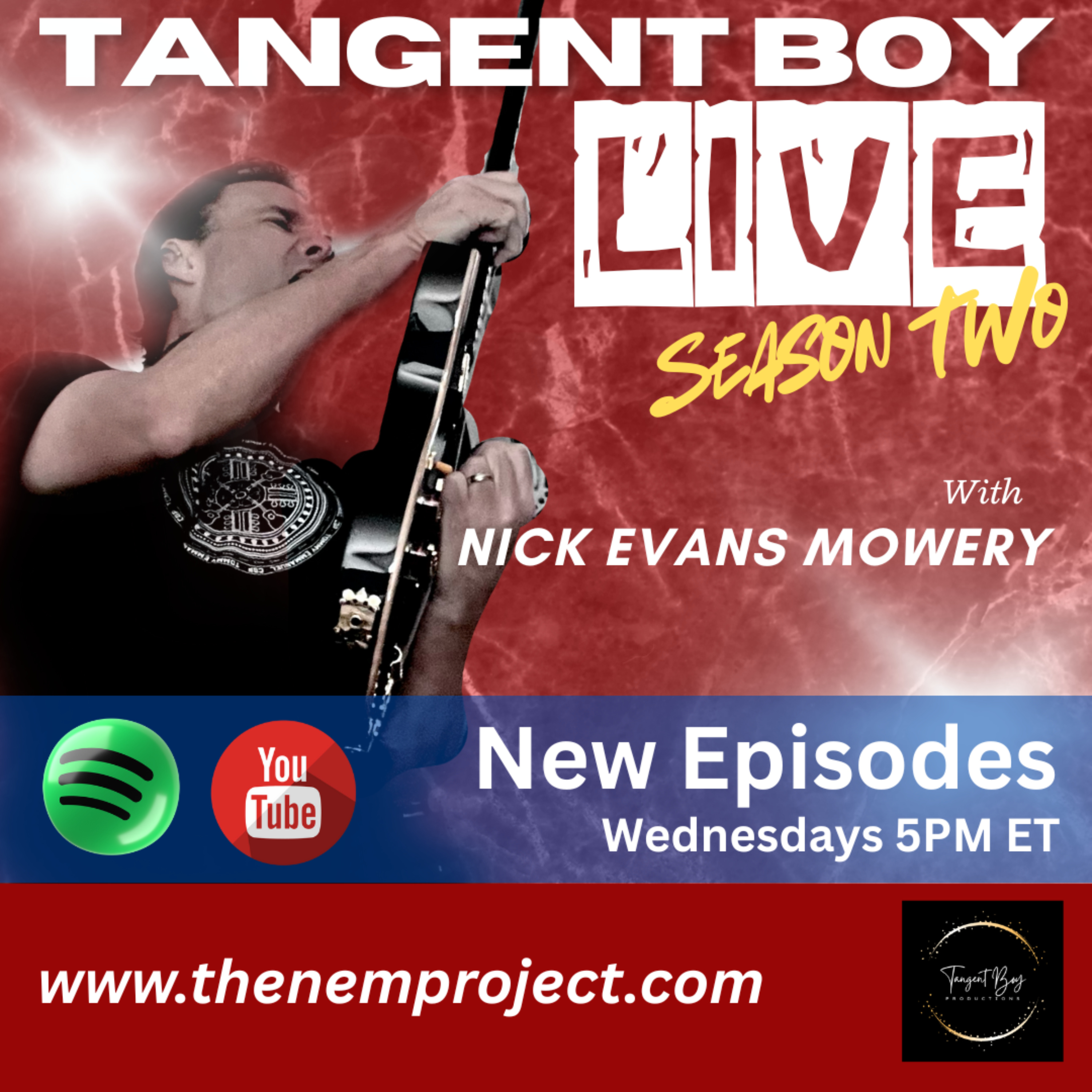 Tangent Boy LIVE! Season 2 Episode 1 (Long Road Down, Chicken Noodle Soup, Valerie Bertinelli)