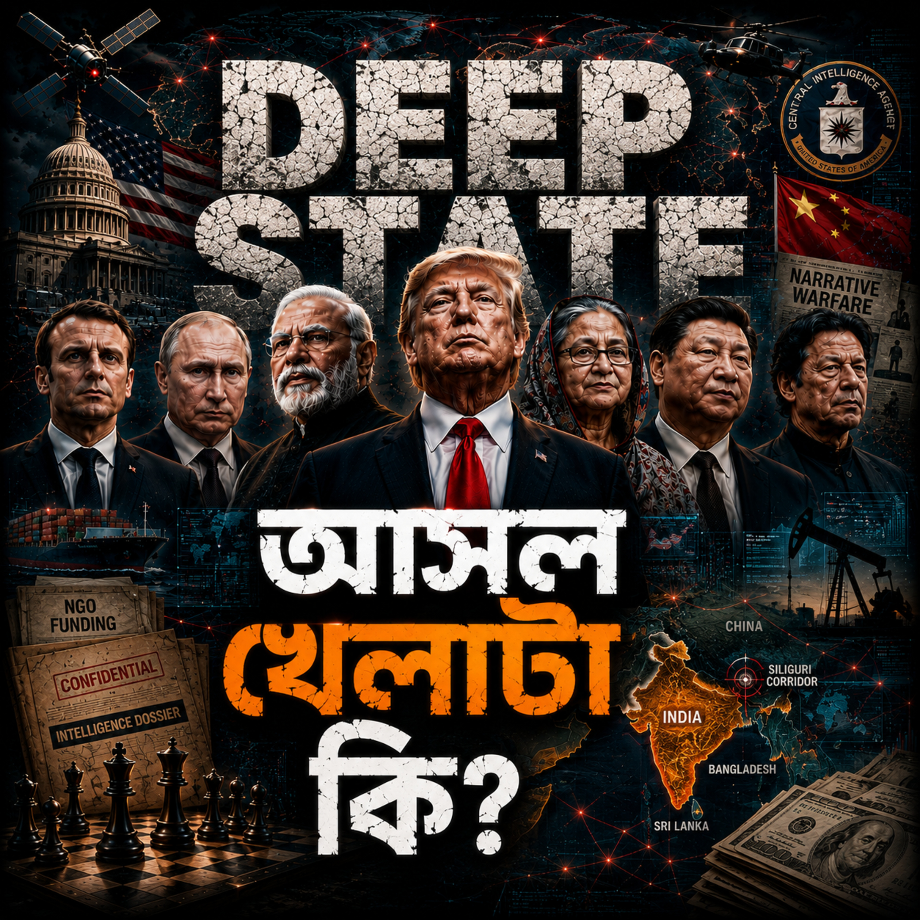 Deep State | আসল খেলাটা কী? | ভারত, বাংলাদেশ ও বিশ্ব রাজনীতির অদৃশ্য ক্ষমতার গল্প episode artwork